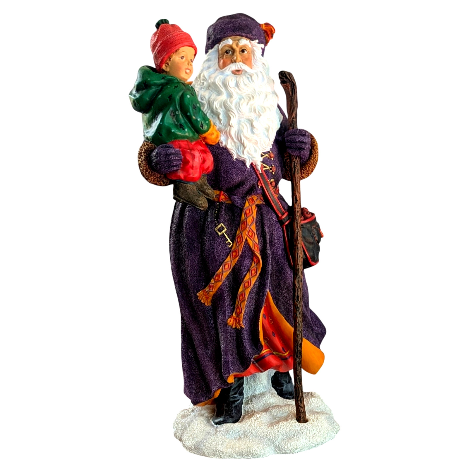 EPIC Pipka Santa THE CHRISTMAS TRAVELER Limited Edition Resin Figural Large 11\ EPIC Pipka Santa THE CHRISTMAS TRAVELER Limited Edition Resin Figural Large 11\