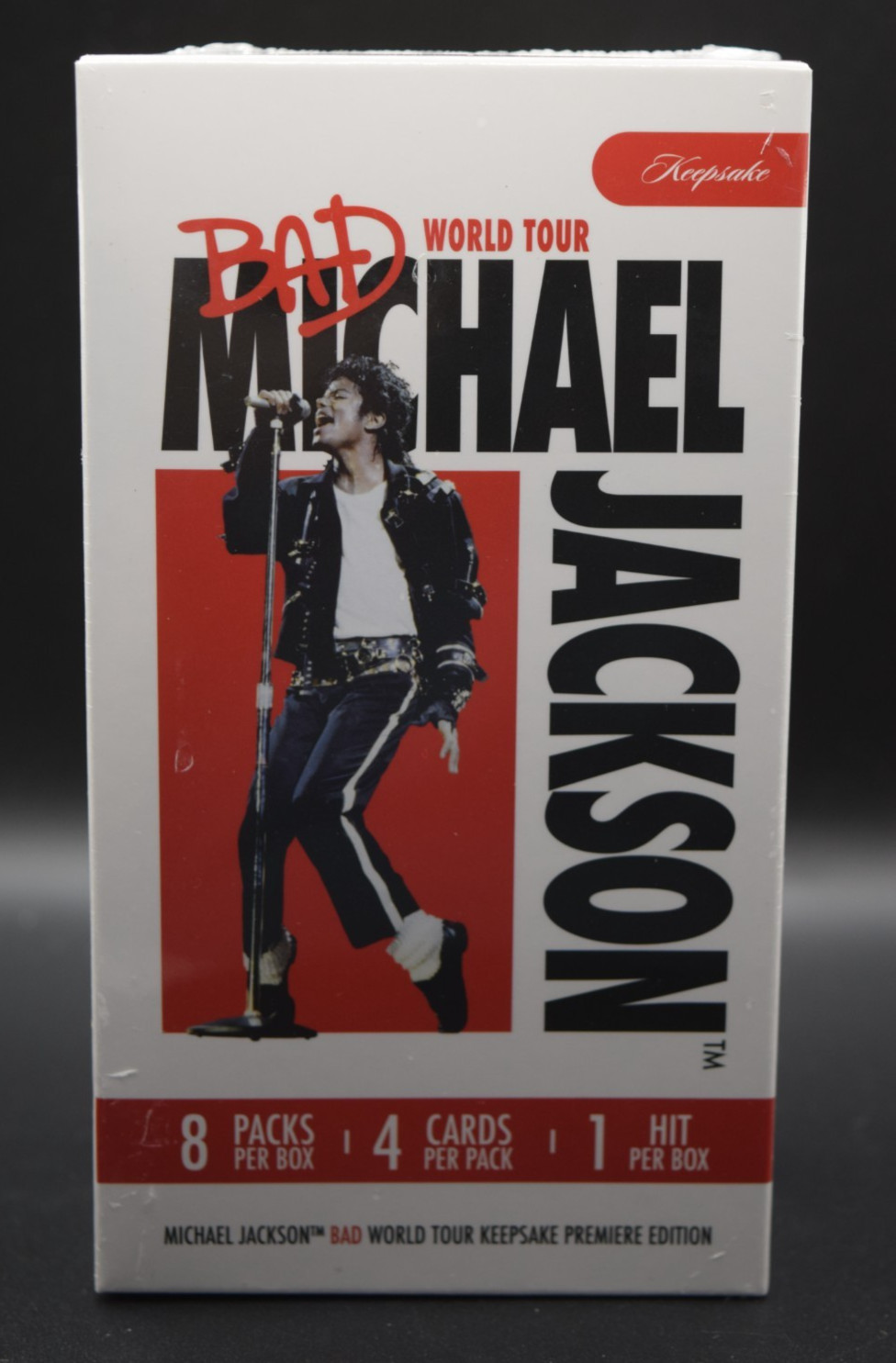 Michael Jackson: Bad World Tour Premiere Blaster Box Sealed Box 8 Packs Keepsake Michael Jackson: Bad World Tour Premiere Blaster Box Sealed Box 8 Packs Keepsake