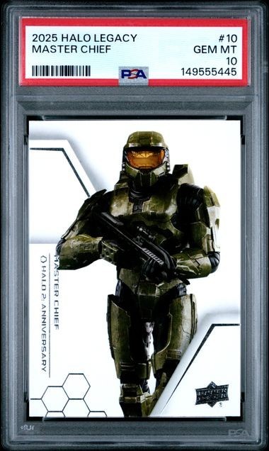 2025 HALO LEGACY Collection Master Chief #10 Xbox PSA 10 2025 HALO LEGACY Collection Master Chief #10 Xbox PSA 10