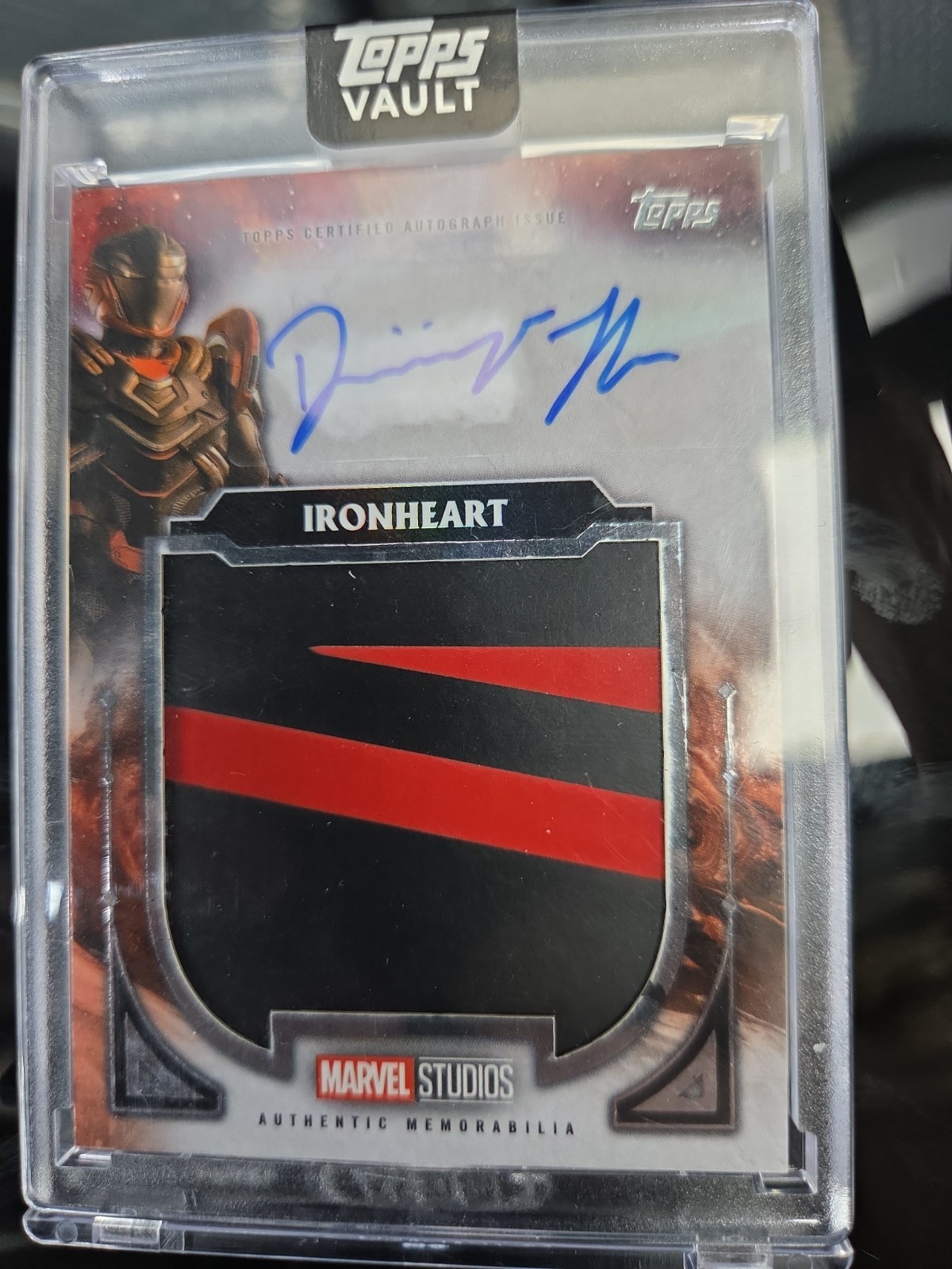 2026 Topps Marvel Vault Dominique Thorne as Ironheart From the Auto Relics #/50 2026 Topps Marvel Vault Dominique Thorne as Ironheart From the Auto Relics #/50