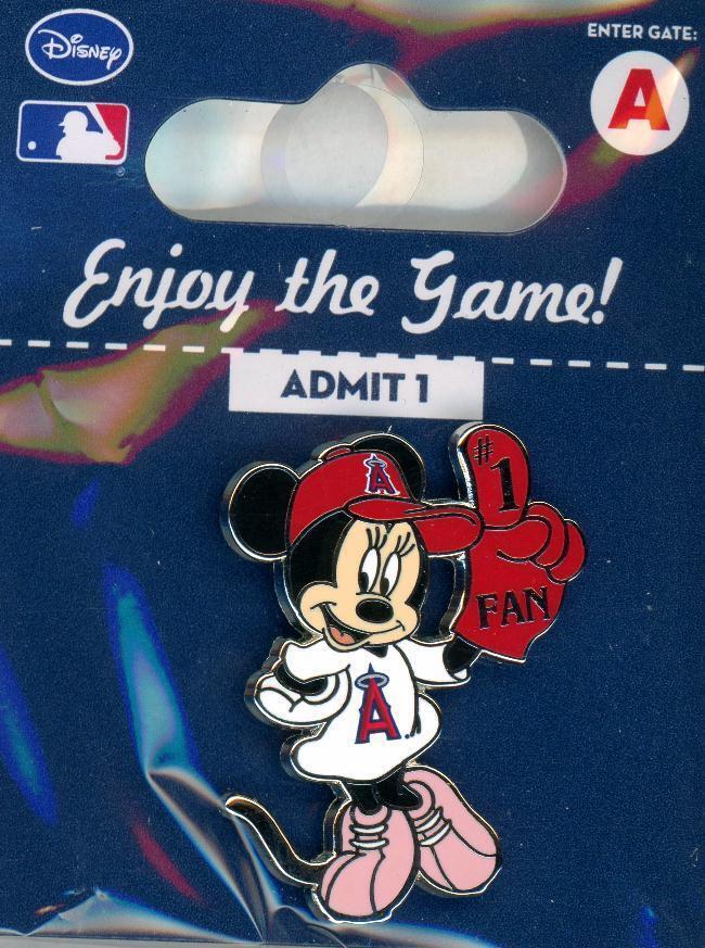 Angels Disney Pin Choice LA Anaheim Minnie Mouse Mickey Mouse Goofy Donald Duck
