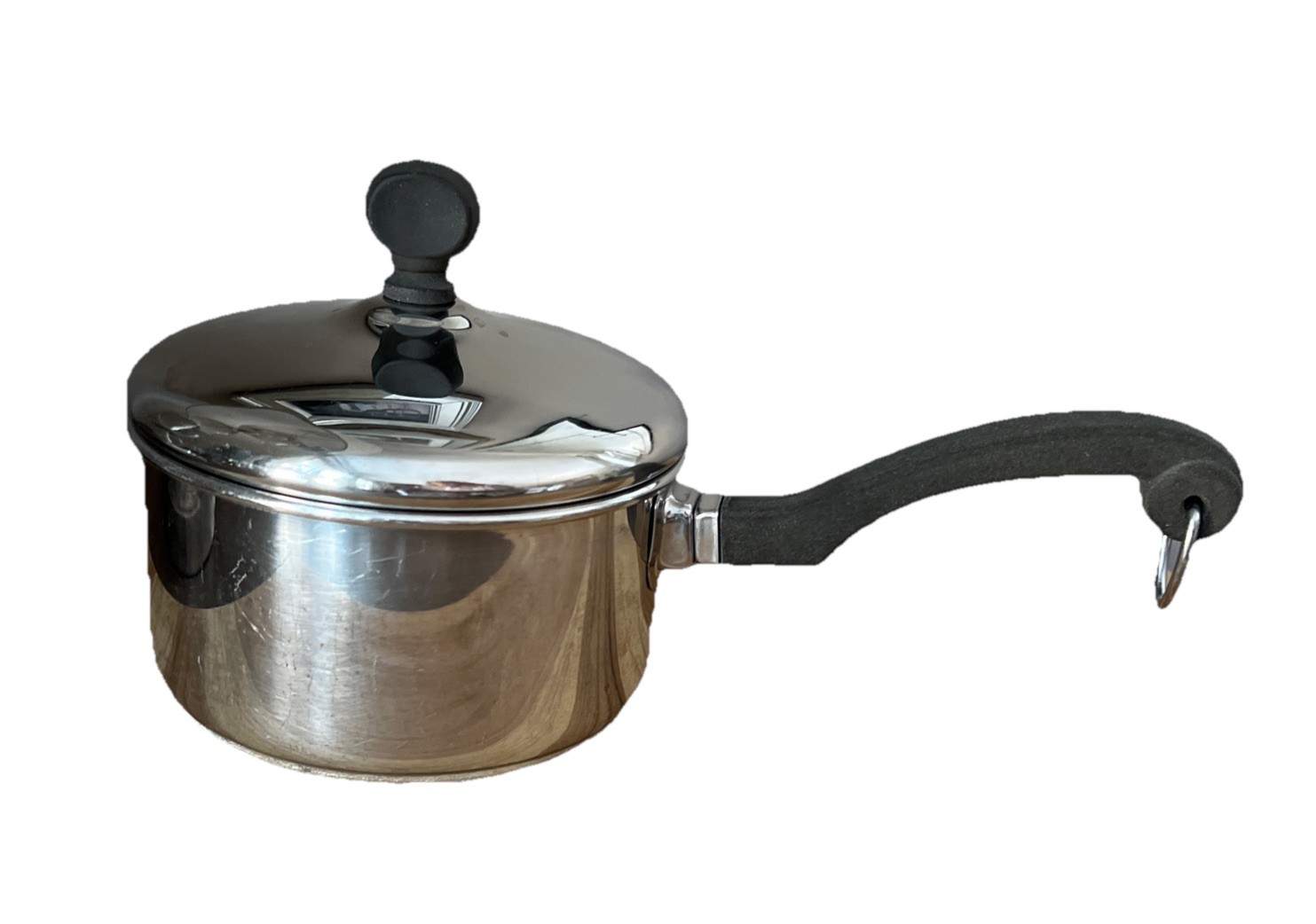 Vintage Faberware 1 Quart Aluminum Clad Stainless Steel Sauce Pan Pot W/ Lid
