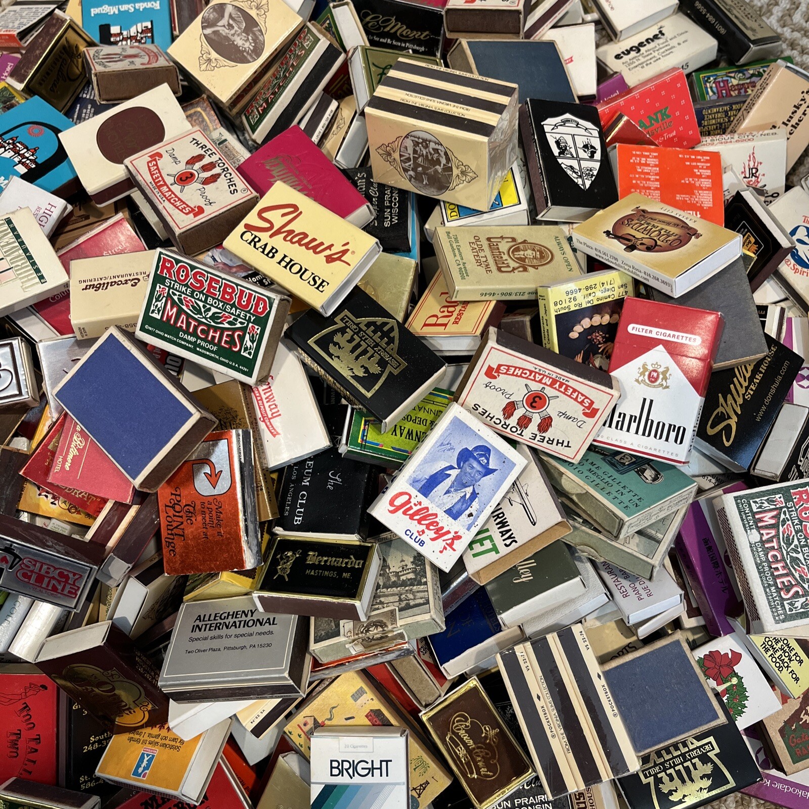 π Vintage Lot Of 30 Match Box Matches Unstruck & All Unsearched Nice π Vintage Lot Of 30 Match Box Matches Unstruck & All Unsearched Nice