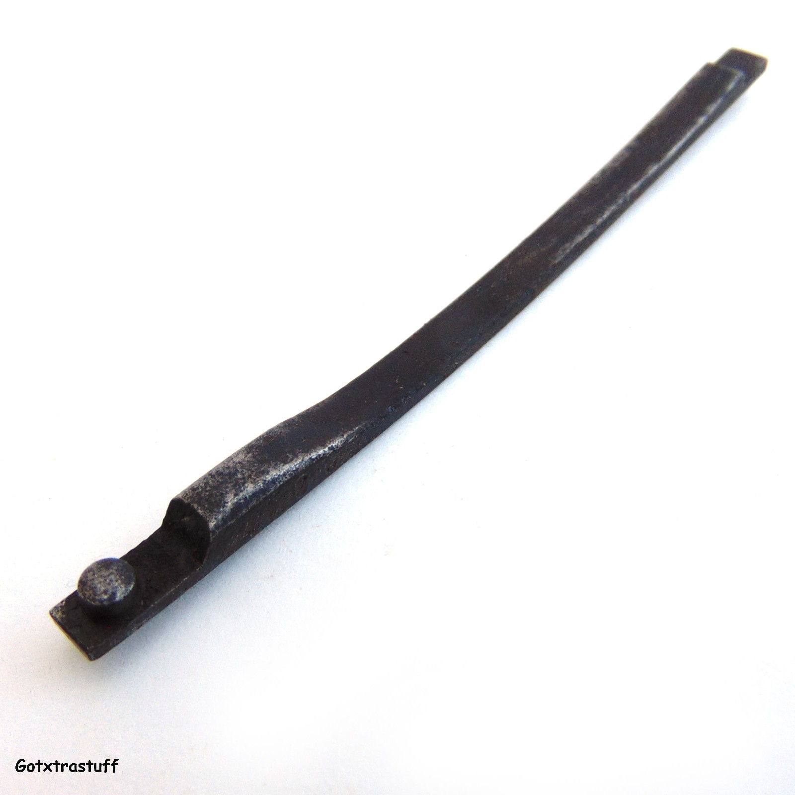 WW2 German 98 Mauser rifle stock Middle band Milled Spring Band. No serial.Orig. WW2 German 98 Mauser rifle stock Middle band Milled Spring Band. No serial.Orig.