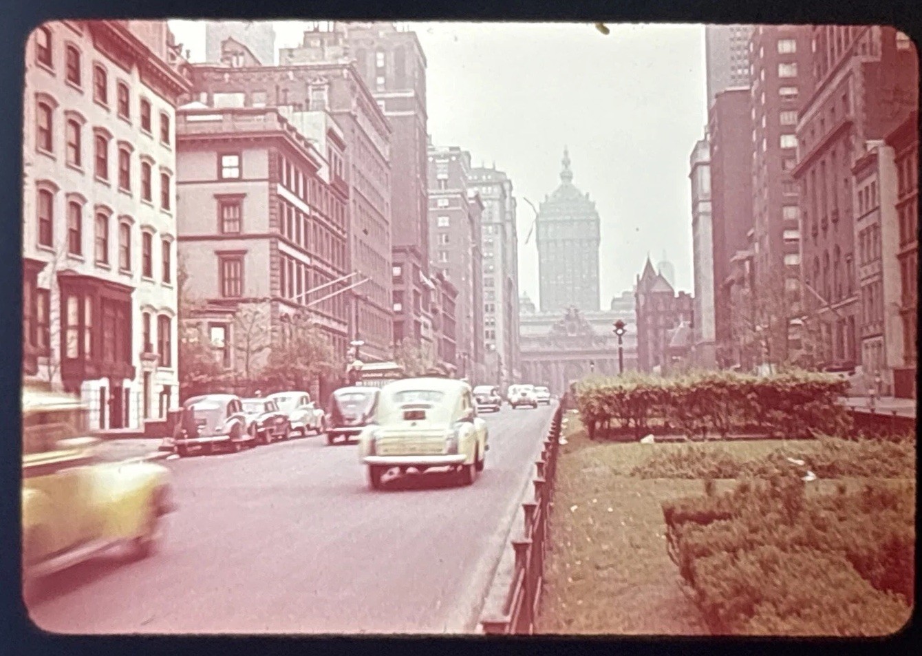 Orig 1948 Slide NYC Park Ave Grand Central New York Central Building B47 Orig 1948 Slide NYC Park Ave Grand Central New York Central Building B47