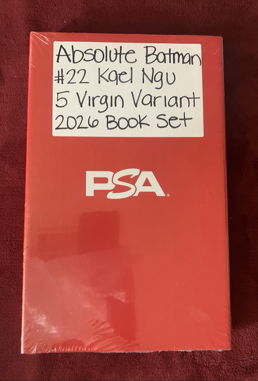 PSA Absolute Batman #22 Kael Ngu 5 Connecting Virgin Variant SDCC 2026 Box Set PSA Absolute Batman #22 Kael Ngu 5 Connecting Virgin Variant SDCC 2026 Box Set
