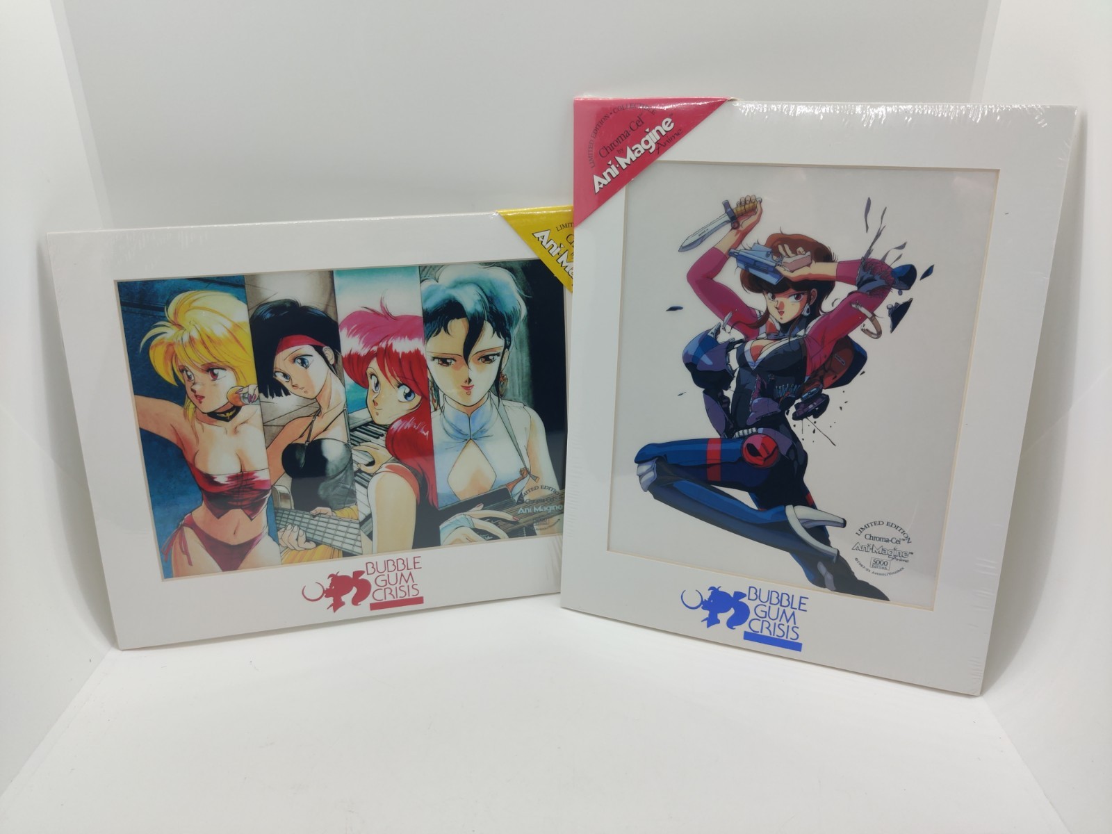 2 Bubble Gum Crisis Ani-Magine Anime Animation Chroma Cel 1998 COA NEW Sealed 2 Bubble Gum Crisis Ani-Magine Anime Animation Chroma Cel 1998 COA NEW Sealed