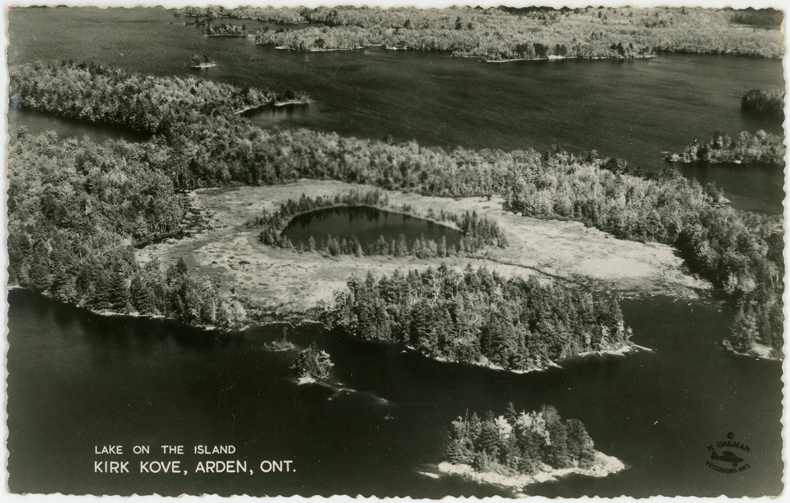 Lake on the Island Kirk Kove Arden Ontario VTG Real Photo RPPC Postcard Canada Lake on the Island Kirk Kove Arden Ontario VTG Real Photo RPPC Postcard Canada