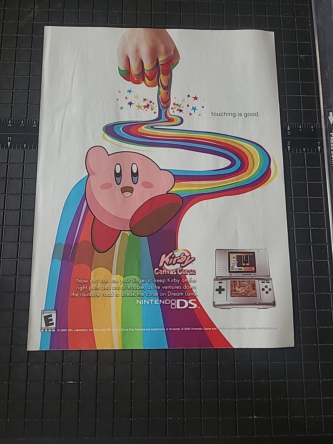 Kirby Canvas Curse Print Ad 2005 8x11 Great To Frame Kirby Canvas Curse Print Ad 2005 8x11 Great To Frame