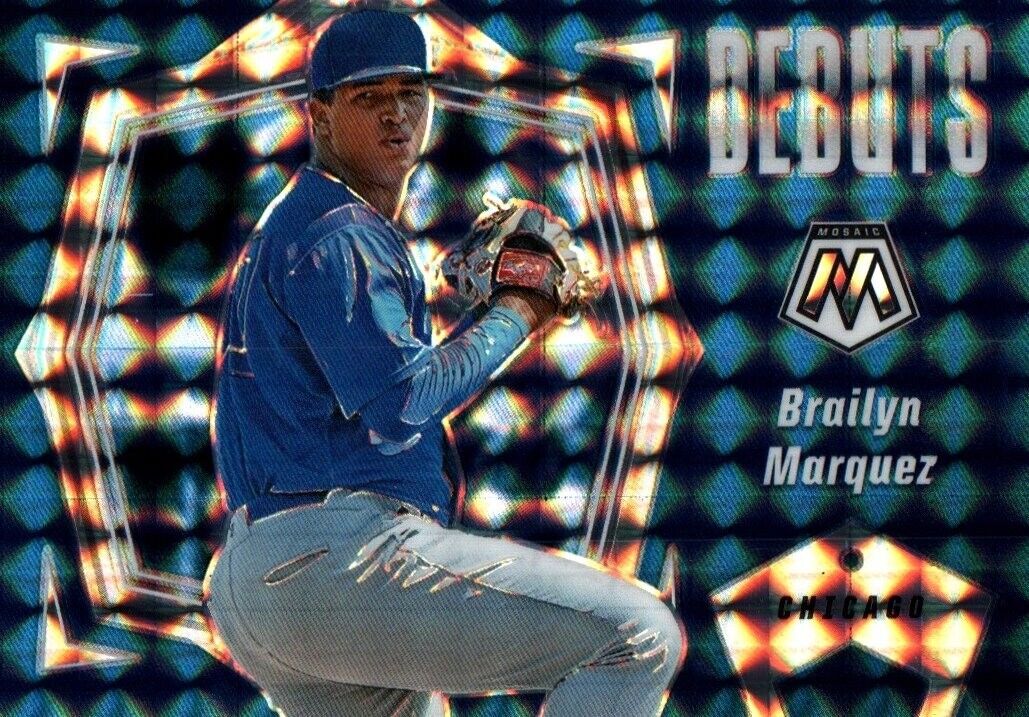 2021 Panini Mosaic Baseball Brailyn Marquez Blue Prizm Card #PD8 MLB