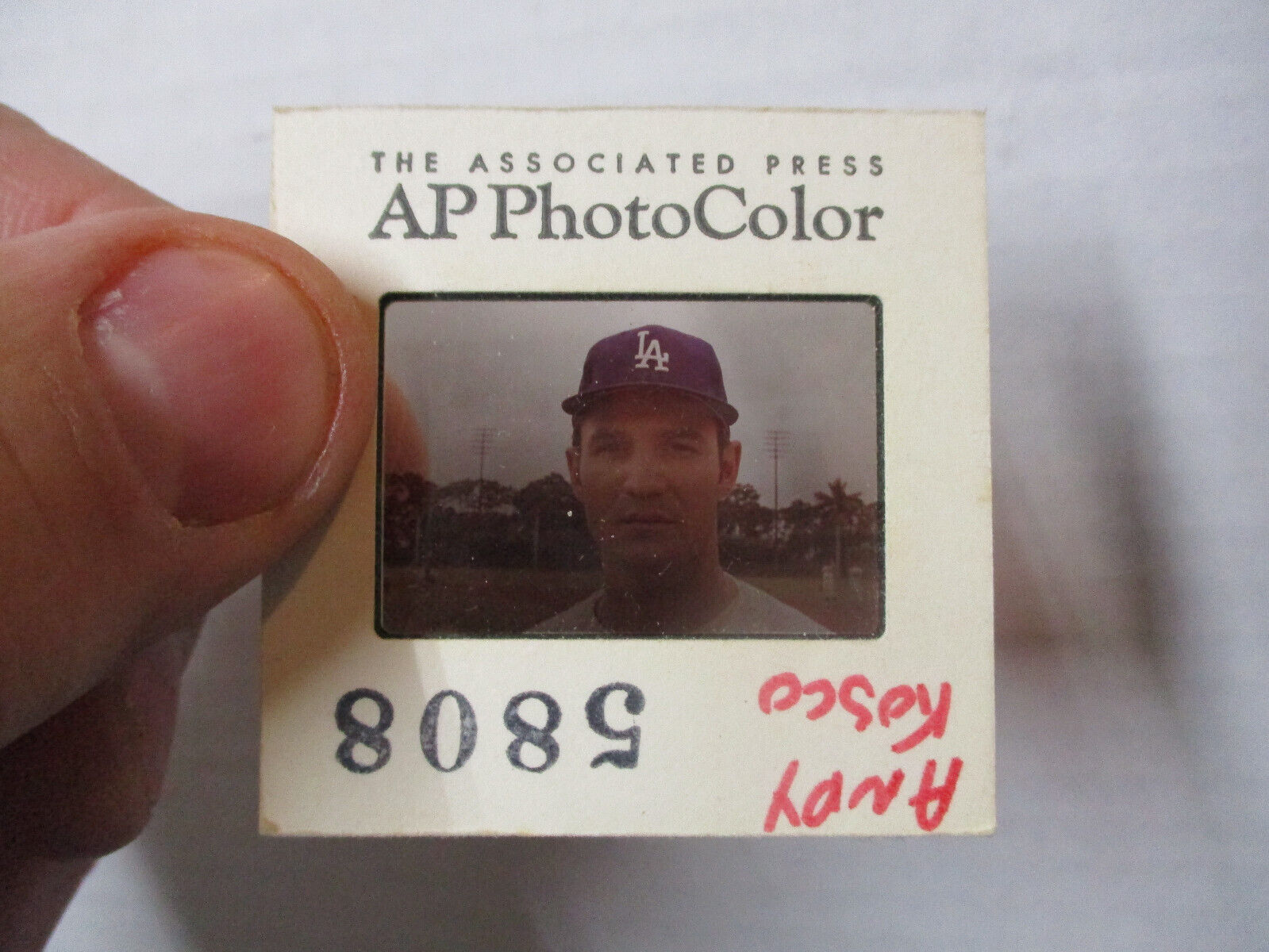 Vintage 1970\'s Andy Kosco Los Angeles Dodgers Negative Slide 2 Inches