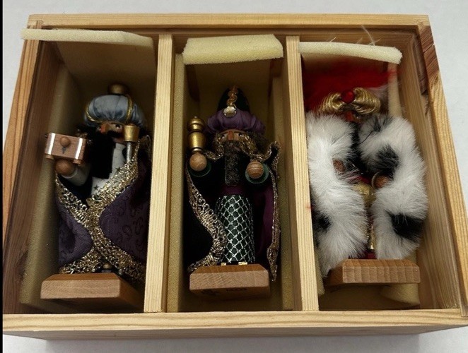 Steinbach Taron Three Wisemen Mini Nutcracker Set Signed Box Limited Edition Steinbach Taron Three Wisemen Mini Nutcracker Set Signed Box Limited Edition