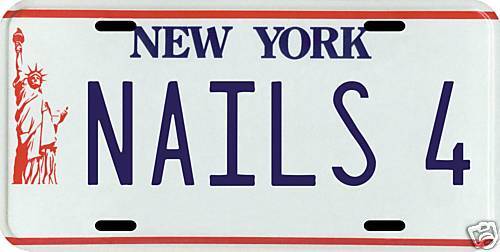 Lenny Dykstra Nails New York Mets 1986 NY License plate