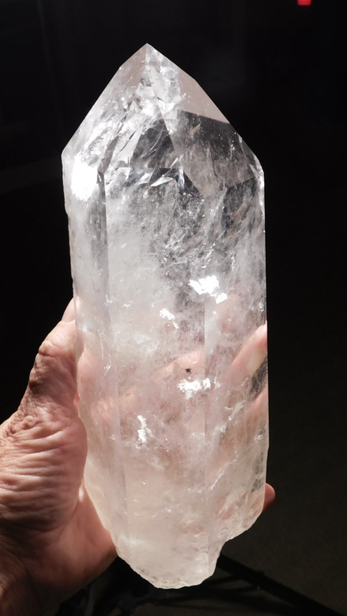 wOw GIANT Super Translucent Polished LEMURIAN QUARTZ Crystal Brazil 2676gr wOw GIANT Super Translucent Polished LEMURIAN QUARTZ Crystal Brazil 2676gr