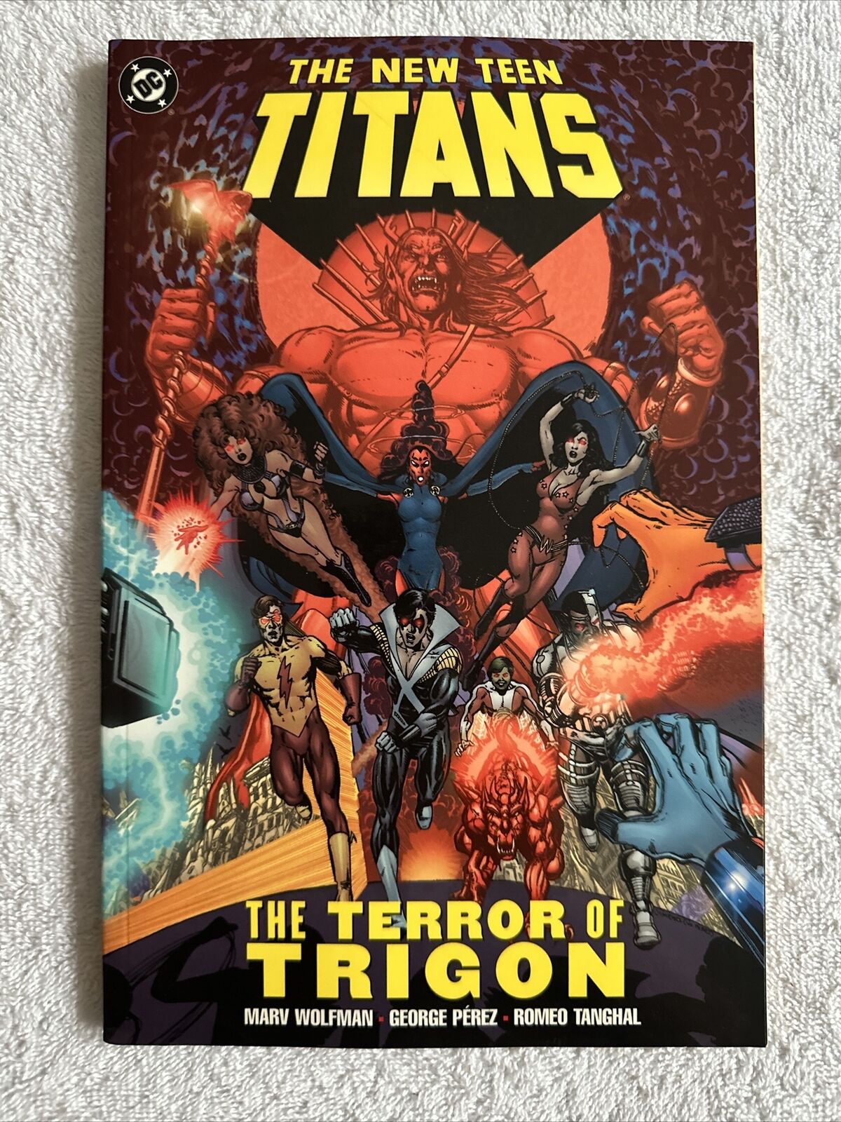 The New Teen Titans The Terror of Trigon DC Comics Graphic Novel Perez Wolfman
