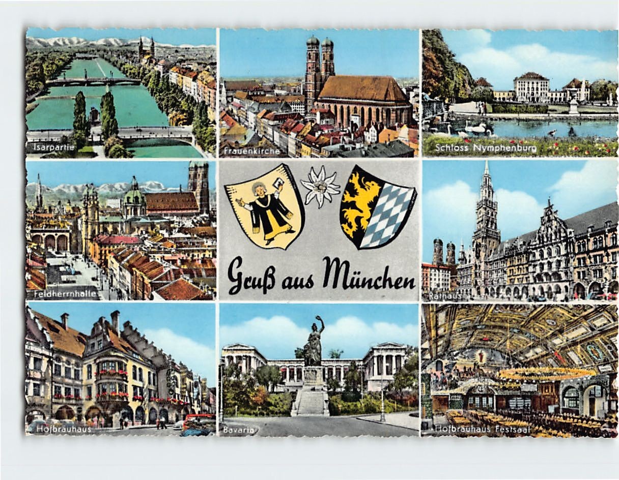 Postcard Gruß aus Munich Germany Postcard Gruß aus Munich Germany