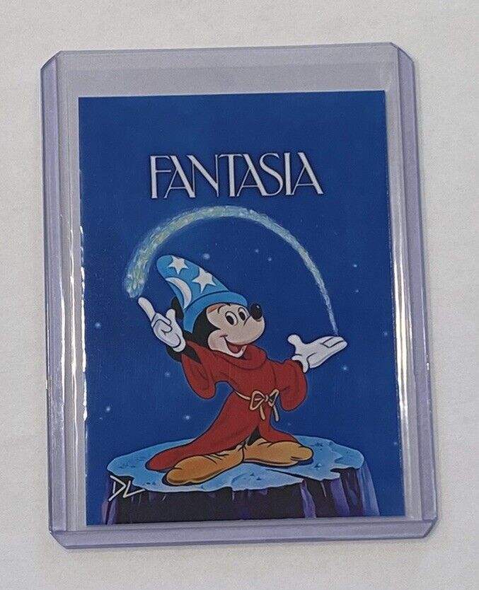Fantasia Limited Edition Artist Signed “Disney Classic” Mickey Mouse Card 2/10
