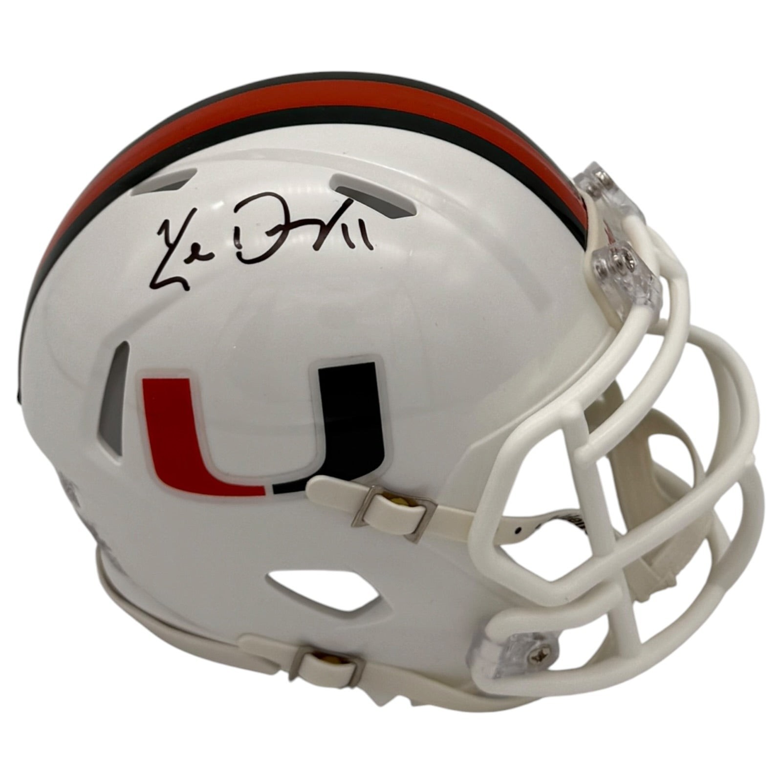 Ken Dorsey Autographed Miami Hurricanes (Speed) Mini Helmet - JSA Ken Dorsey Autographed Miami Hurricanes (Speed) Mini Helmet - JSA