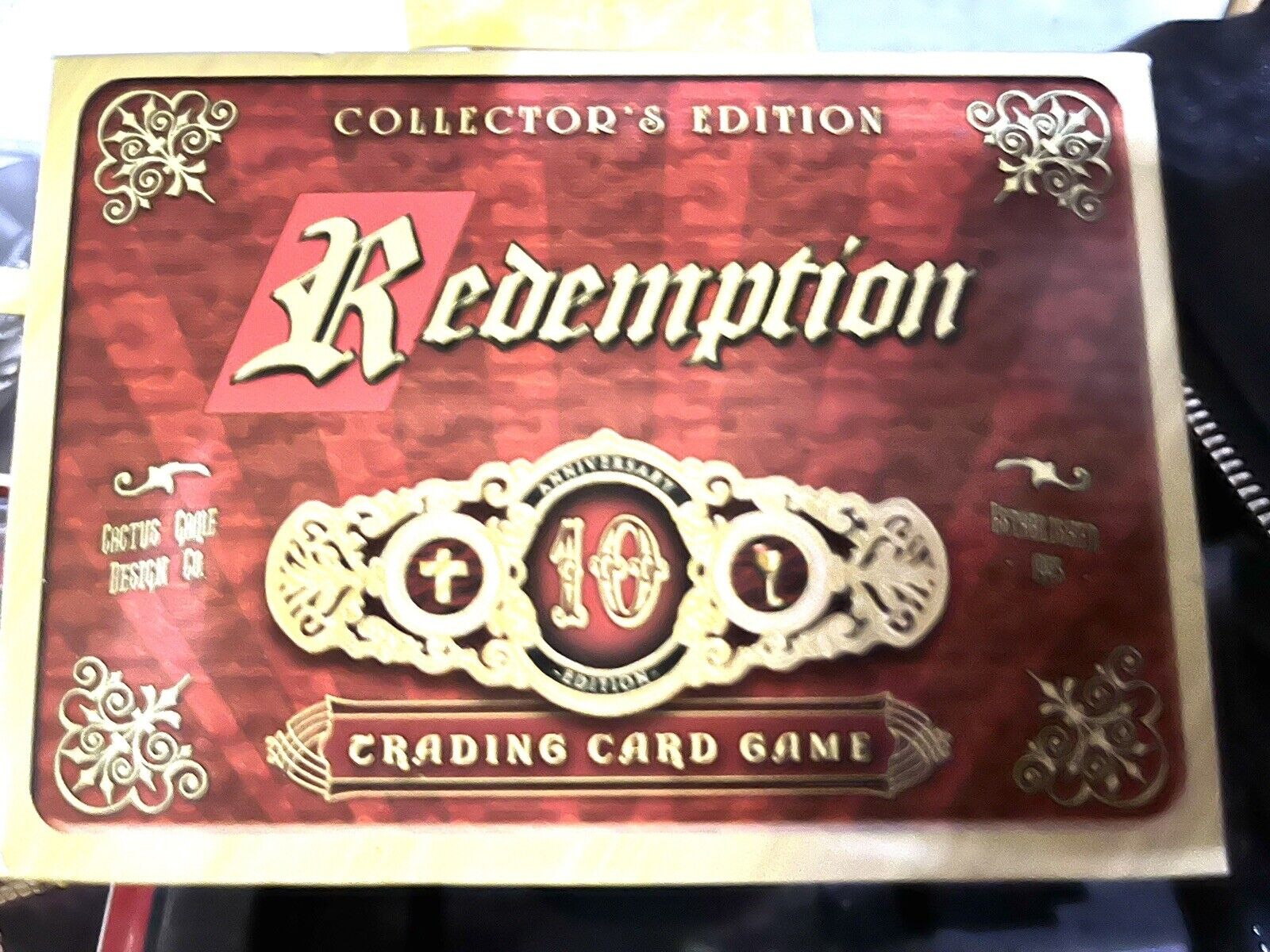 +1000  Redemption Trading Card Game W/ Leather Carrying Bags, Mint