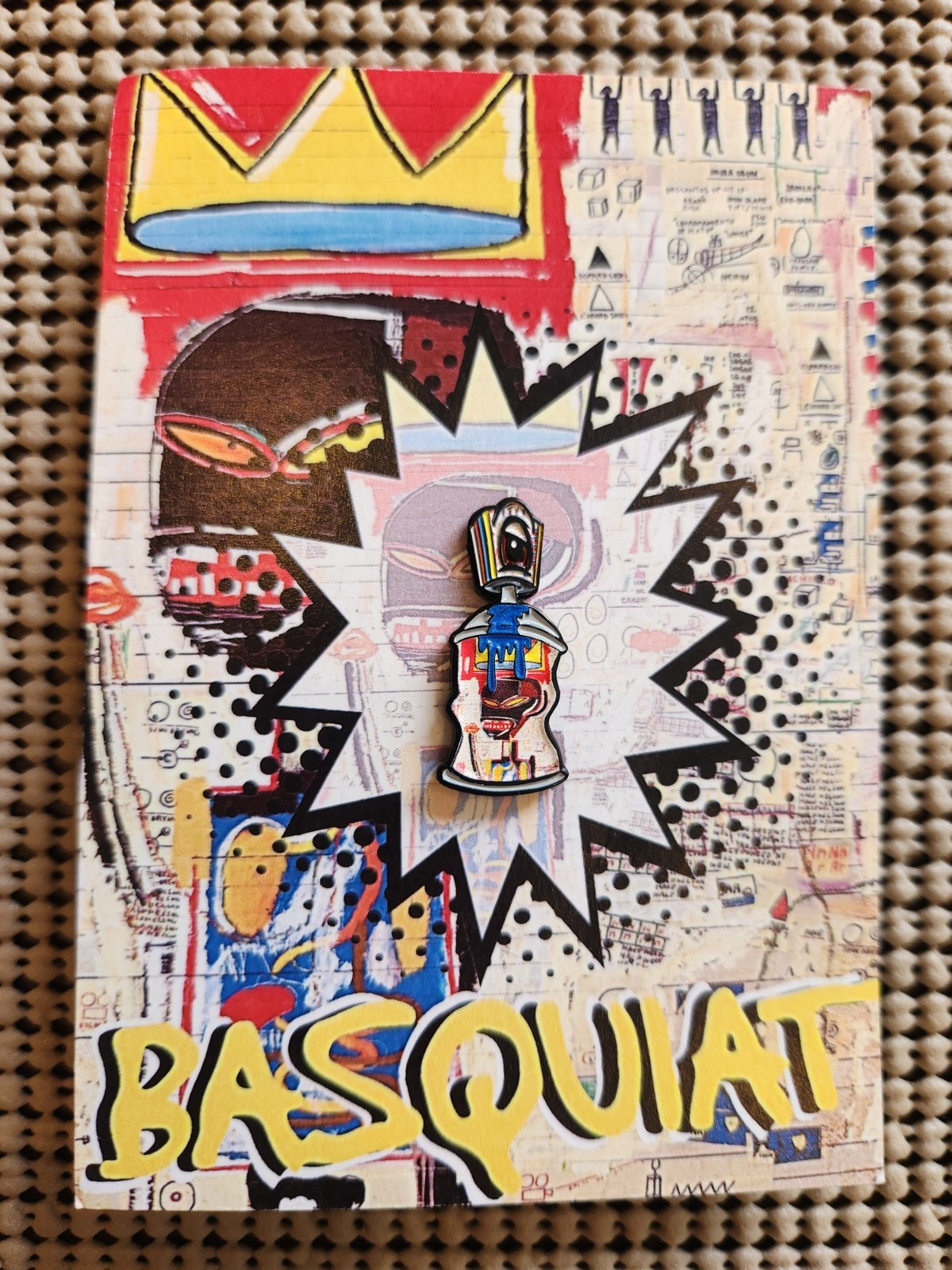 Umbrella Heights Jean-Michel Basquiat Hat Lapel Pin LIMITED EDITION (#61/75) SP
