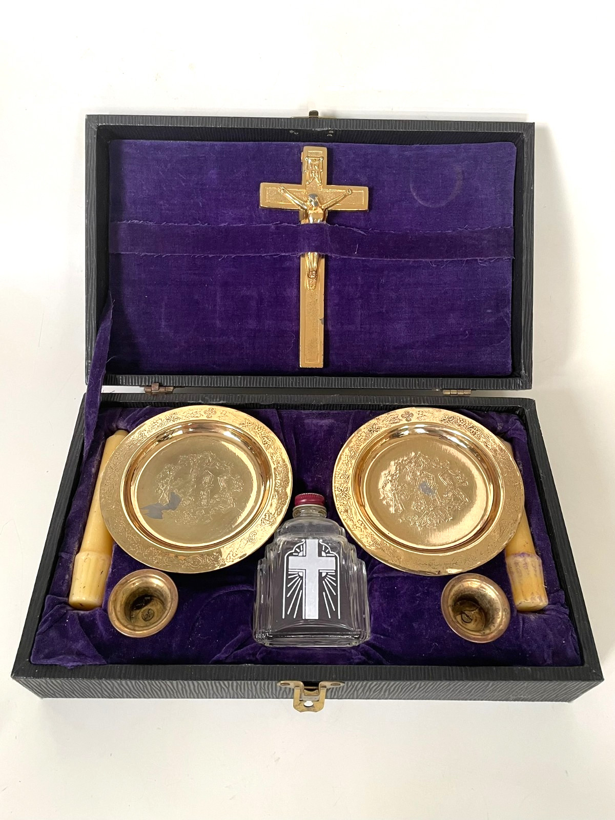 Antique SICK CALL CABINET for COMMUNION by Langan & Brother CATHOLIC PRIEST Antique SICK CALL CABINET for COMMUNION by Langan & Brother CATHOLIC PRIEST