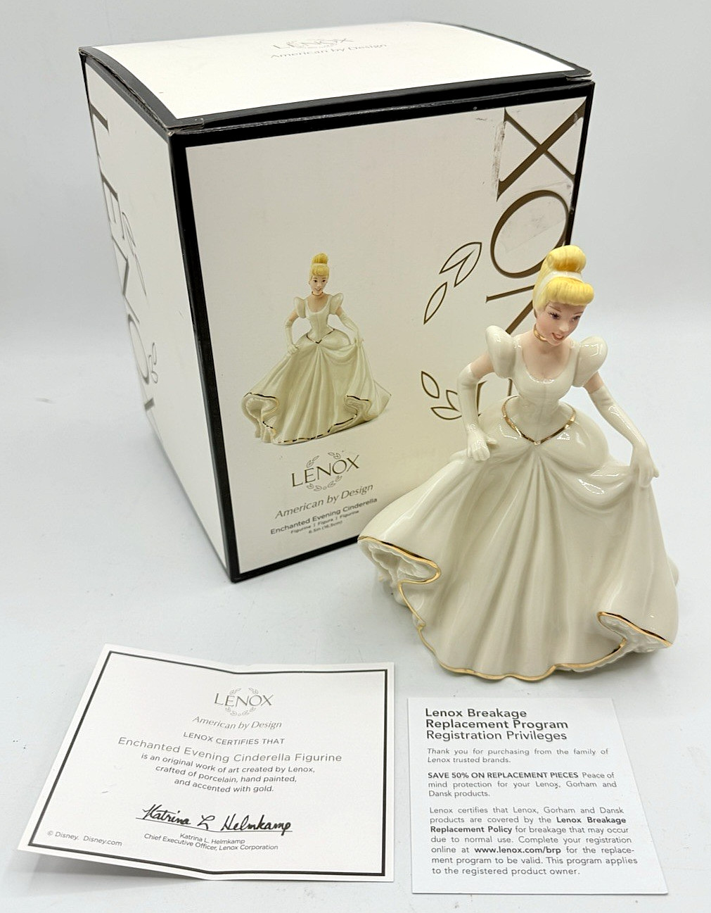 Lenox Disney Showcase ENCHANTED EVENING CINDERELLA Figurine 6.5 Lenox Disney Showcase ENCHANTED EVENING CINDERELLA Figurine 6.5