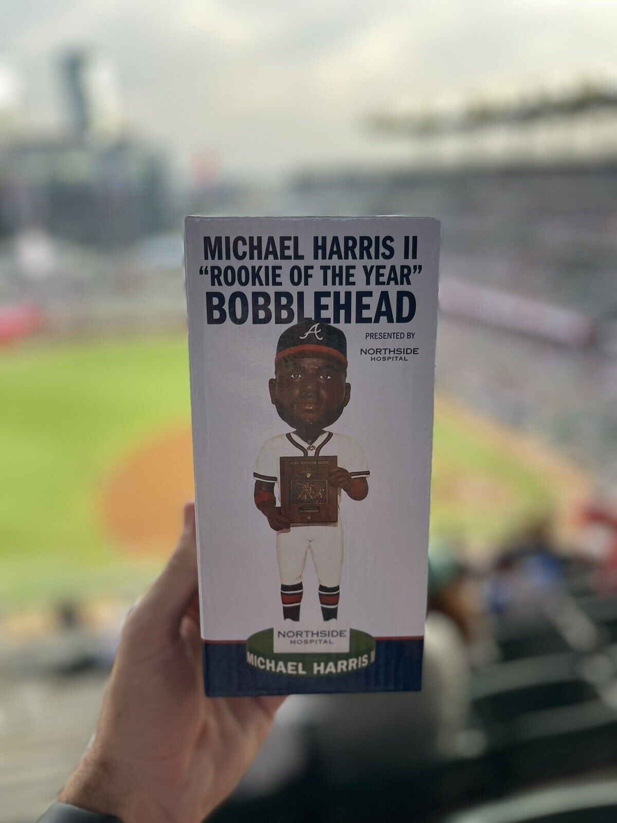 Michael Harris II “Rookie of the Year” Bobblehead Atlanta Braves SGA