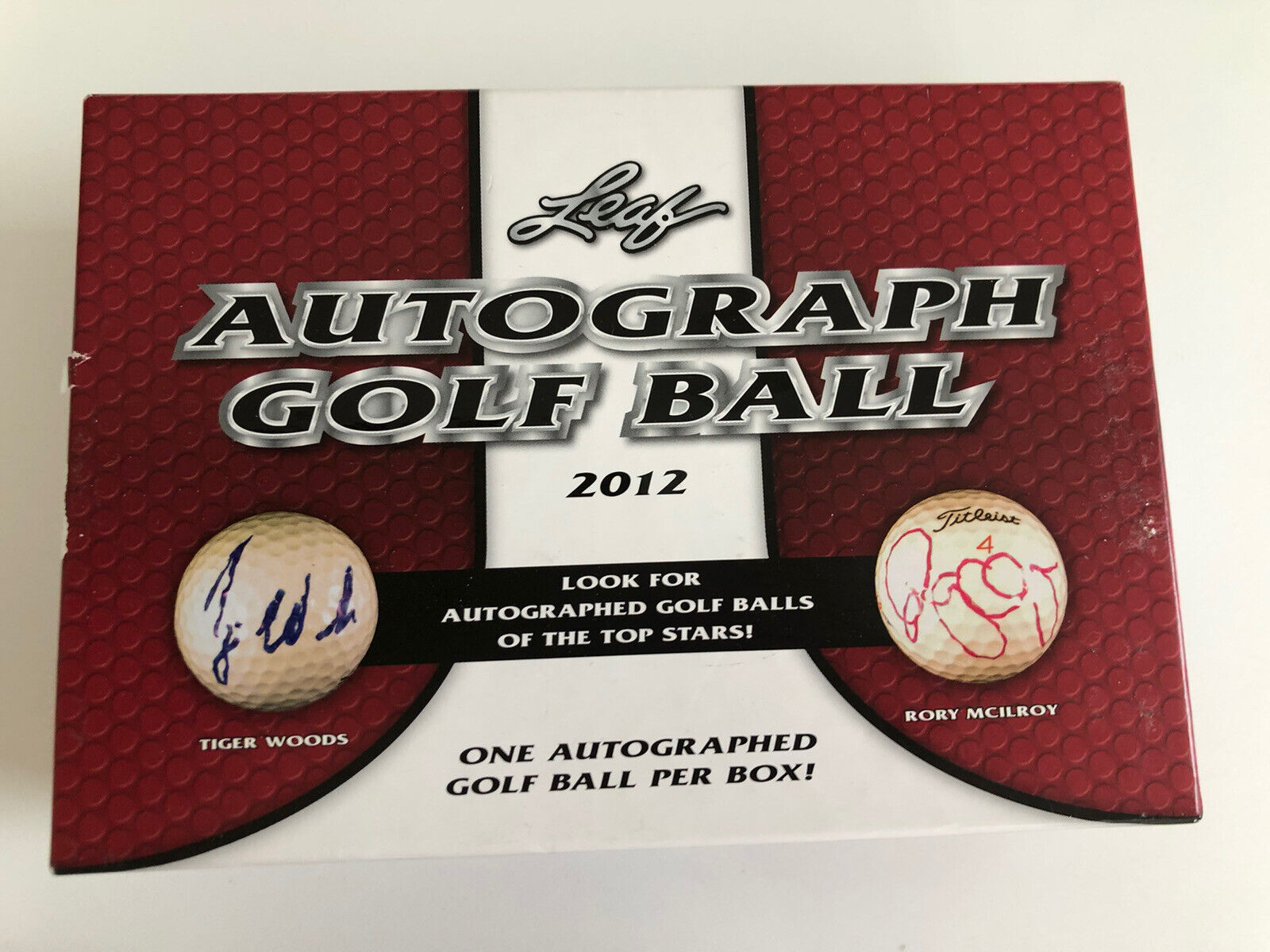 2012 LEAF Autograph Golf Ball JAMES EARL JONES