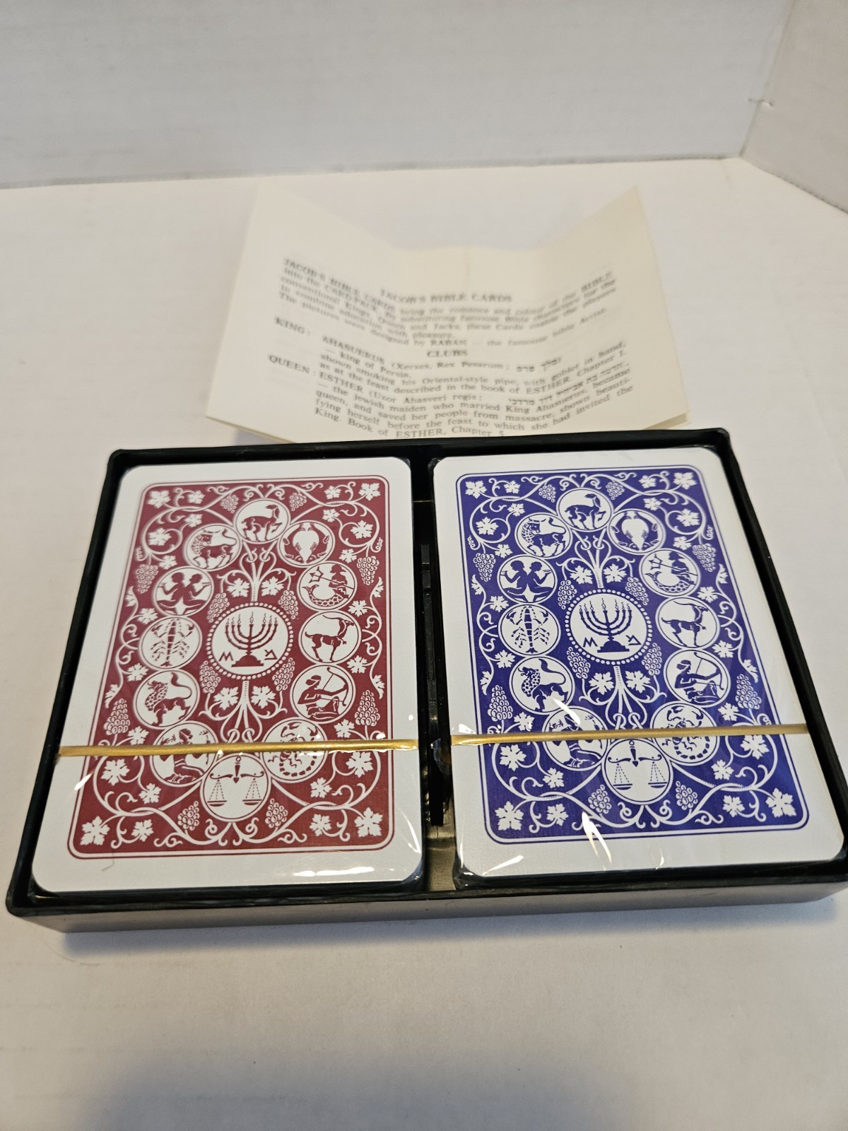 VINTAGE JACOB`S BIBLE CARDS LION PLAYING CARDS 2 DECKS NEW SEALED VINTAGE JACOB`S BIBLE CARDS LION PLAYING CARDS 2 DECKS NEW SEALED