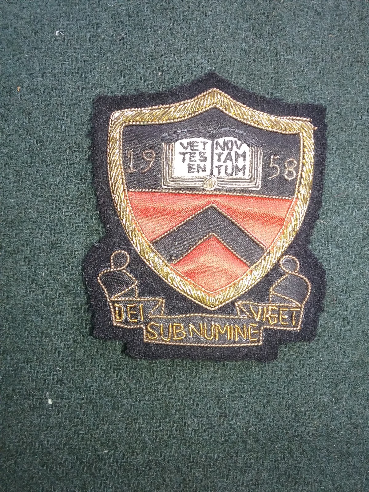 Vintage Princeton University Class of 1958 Bullion Blazer Patch HTF RARE VGC Vintage Princeton University Class of 1958 Bullion Blazer Patch HTF RARE VGC