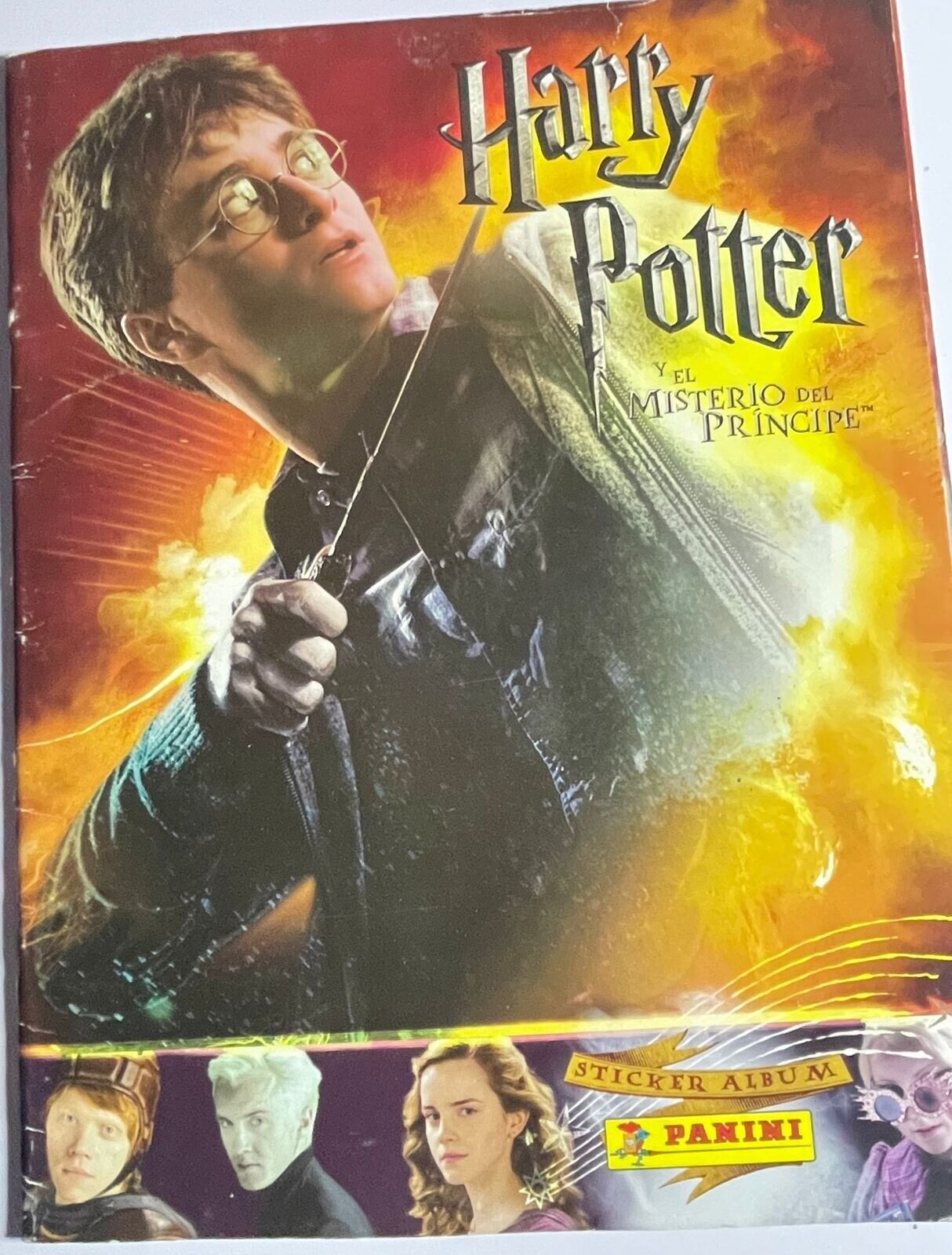 Harry Potter Half Blood Prince Panini Sticker Album 2009 Softcover