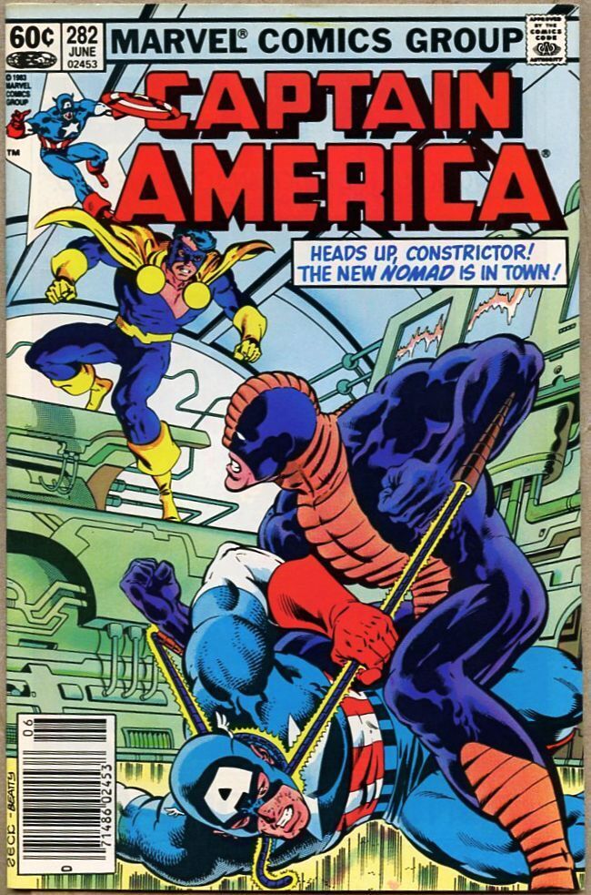 Captain America #282-1983 fn+ 6.5 1st Jack Monroe as Nomad / Nick Fury