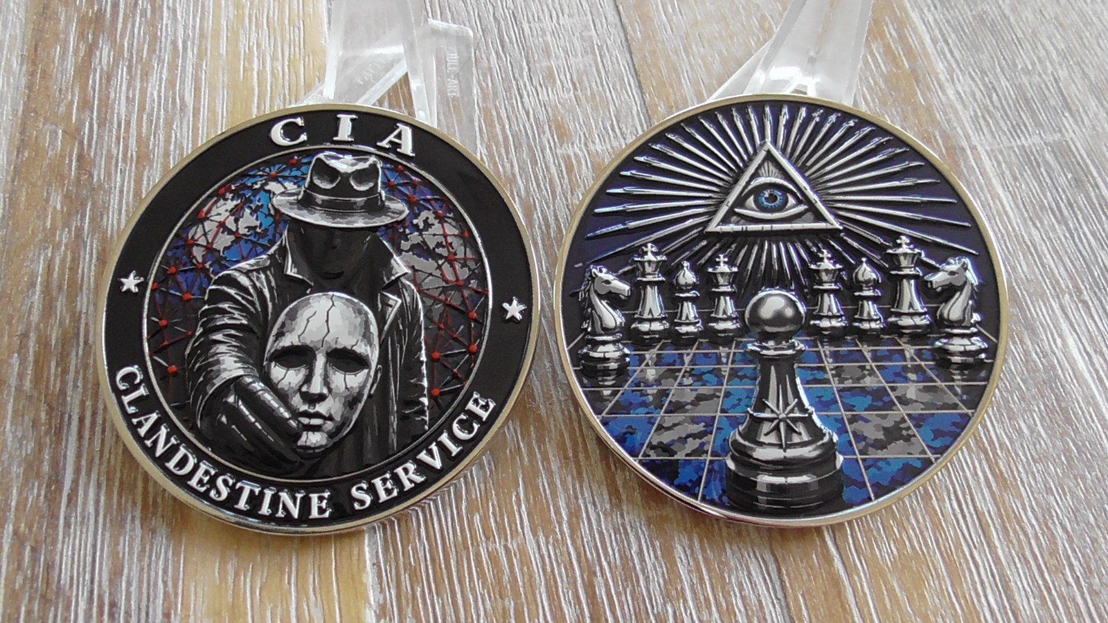 Central Intelligence Agency Clandestine Service Covert Spy CIA Challenge Coin