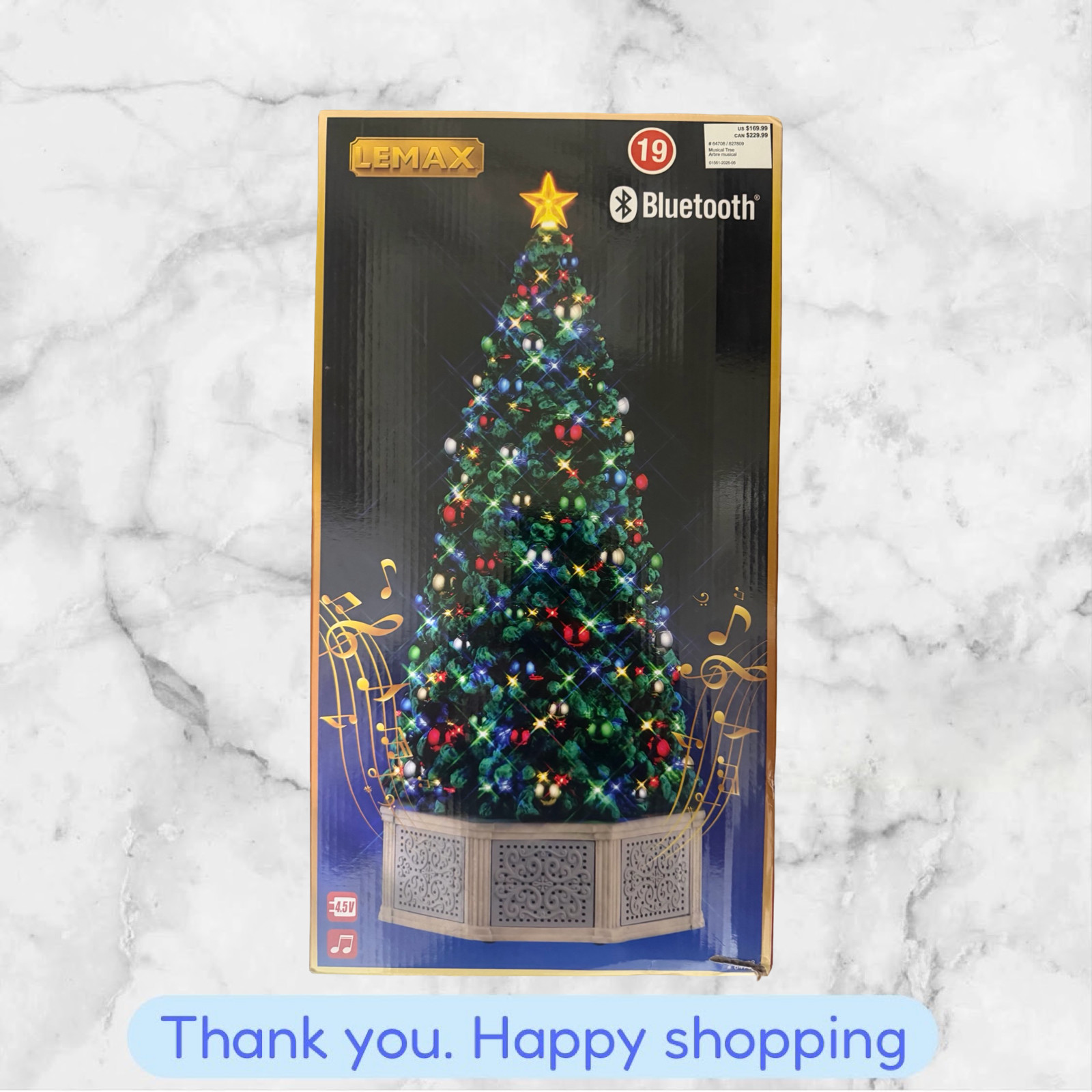 LEMAX Majestic Christmas Tree -Sights & Sounds Holiday Village Musical NEW LEMAX Majestic Christmas Tree -Sights & Sounds Holiday Village Musical NEW