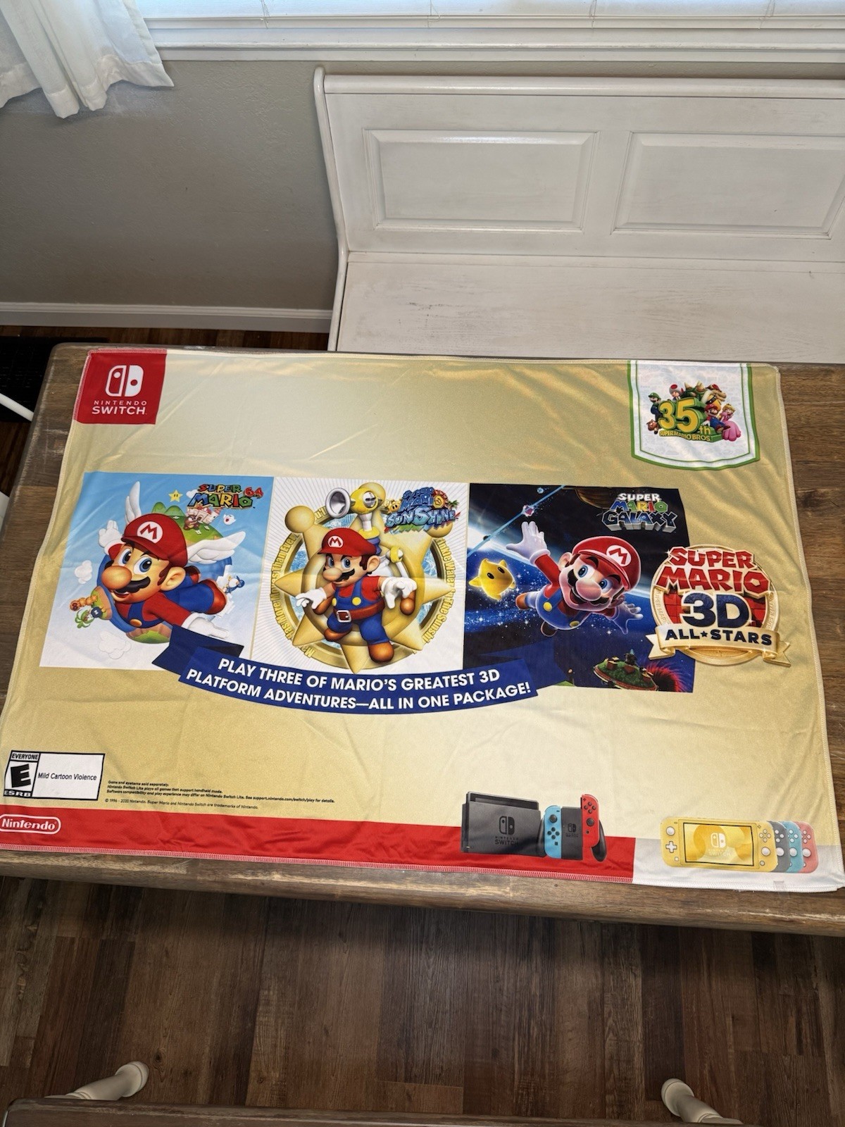Nintendo Super Mario 3D All-Stars 35th Anniversary Fabric Display Banner 48x32 Nintendo Super Mario 3D All-Stars 35th Anniversary Fabric Display Banner 48x32