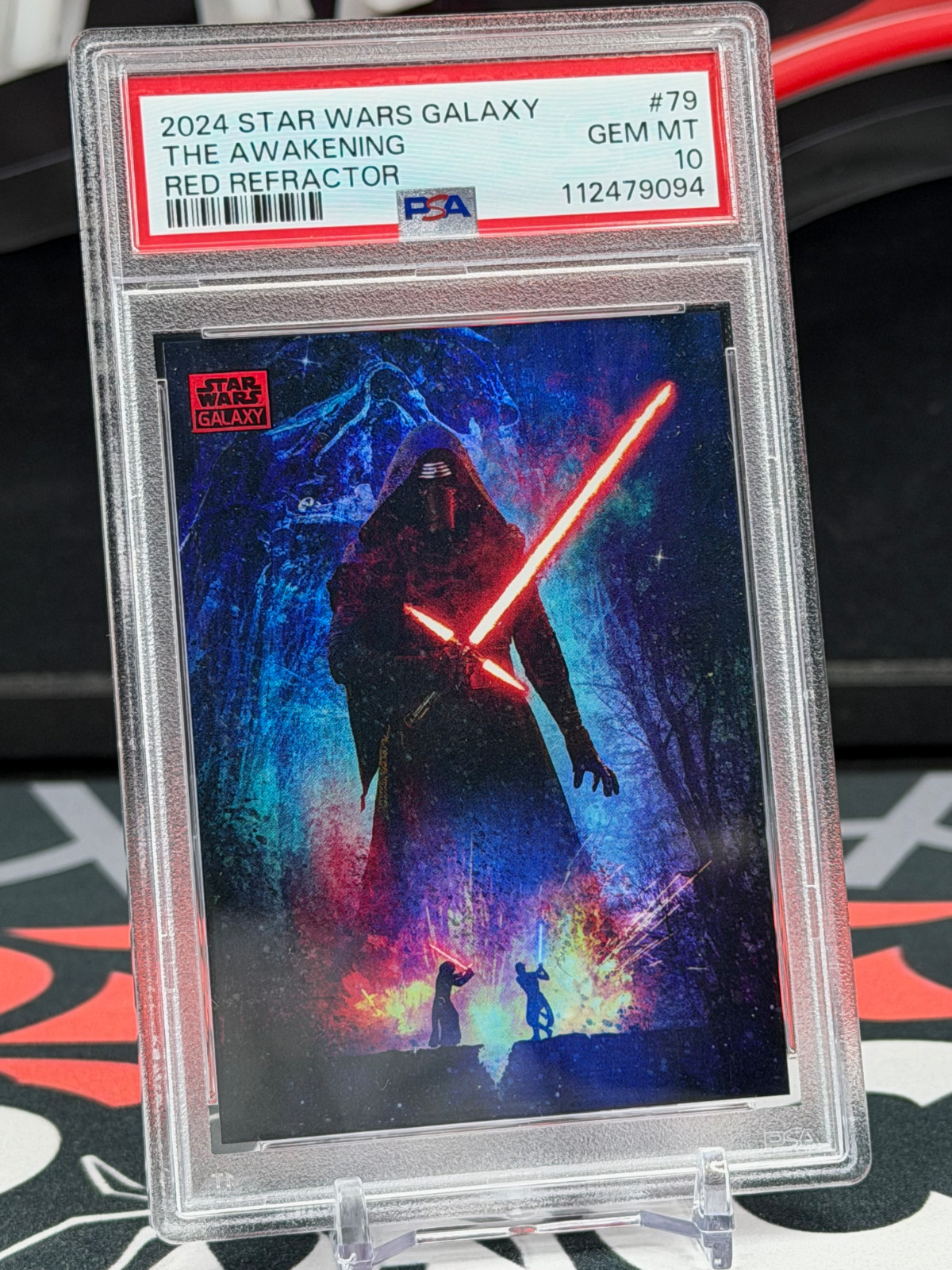 2024 Topps Star Wars Galaxy Chrome The Awakening Red Refractor 3/5 PSA 10 #79