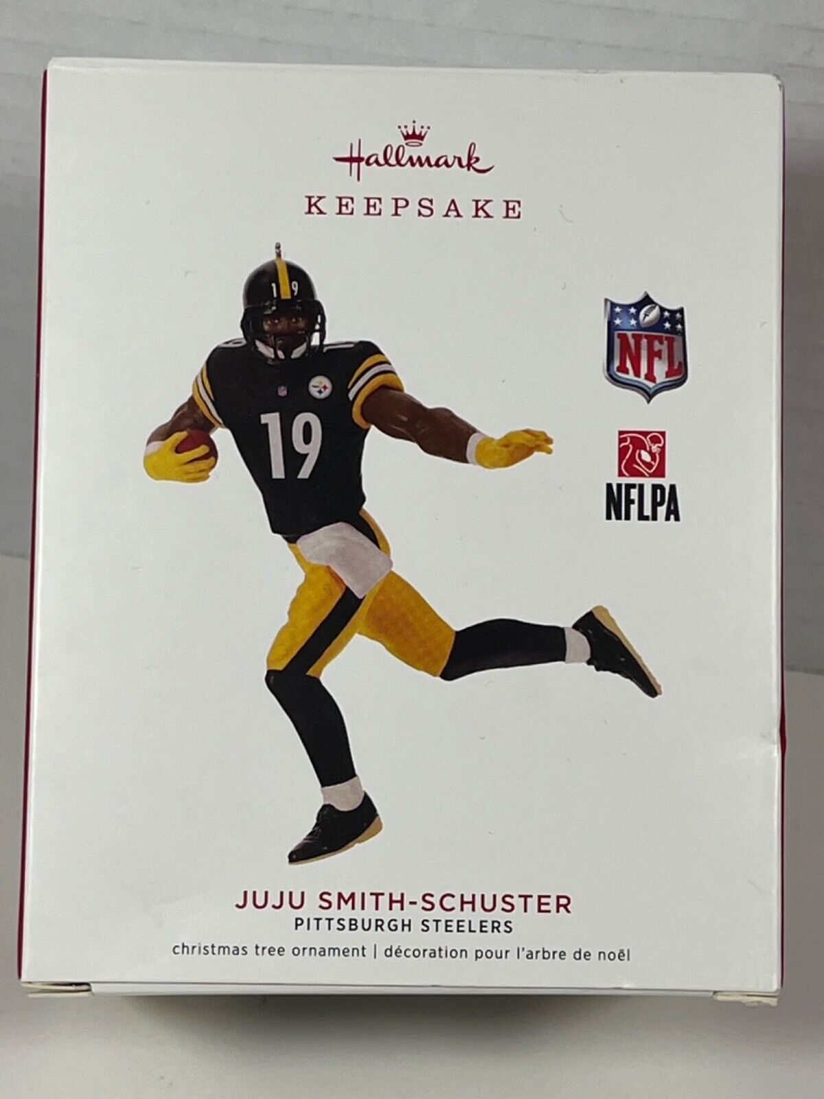 Hallmark NFL Pittsburgh Steelers JuJu Smith-Schuster Ornament Dated 2019