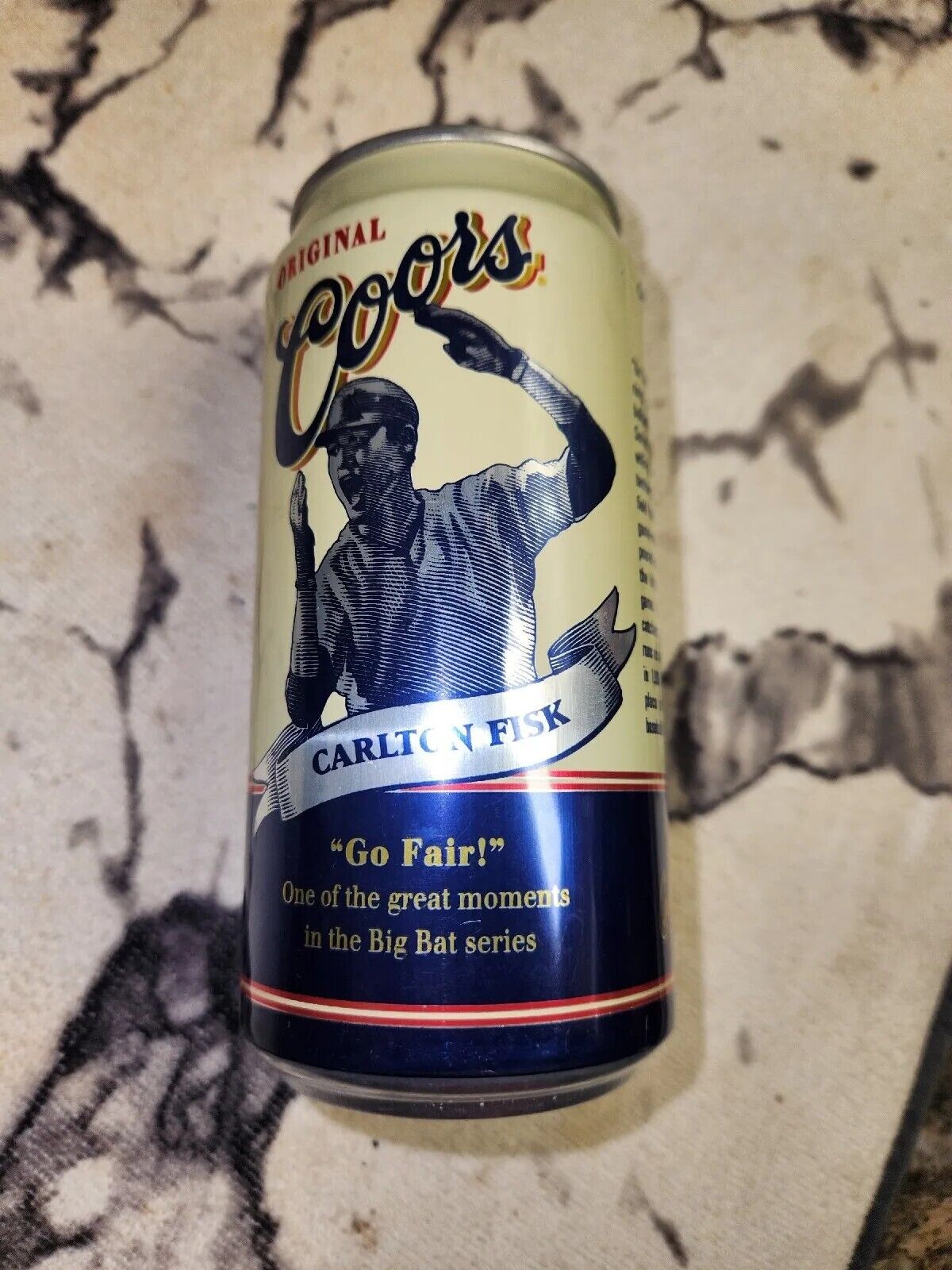 Vintage Coors Carlton Fisk Can