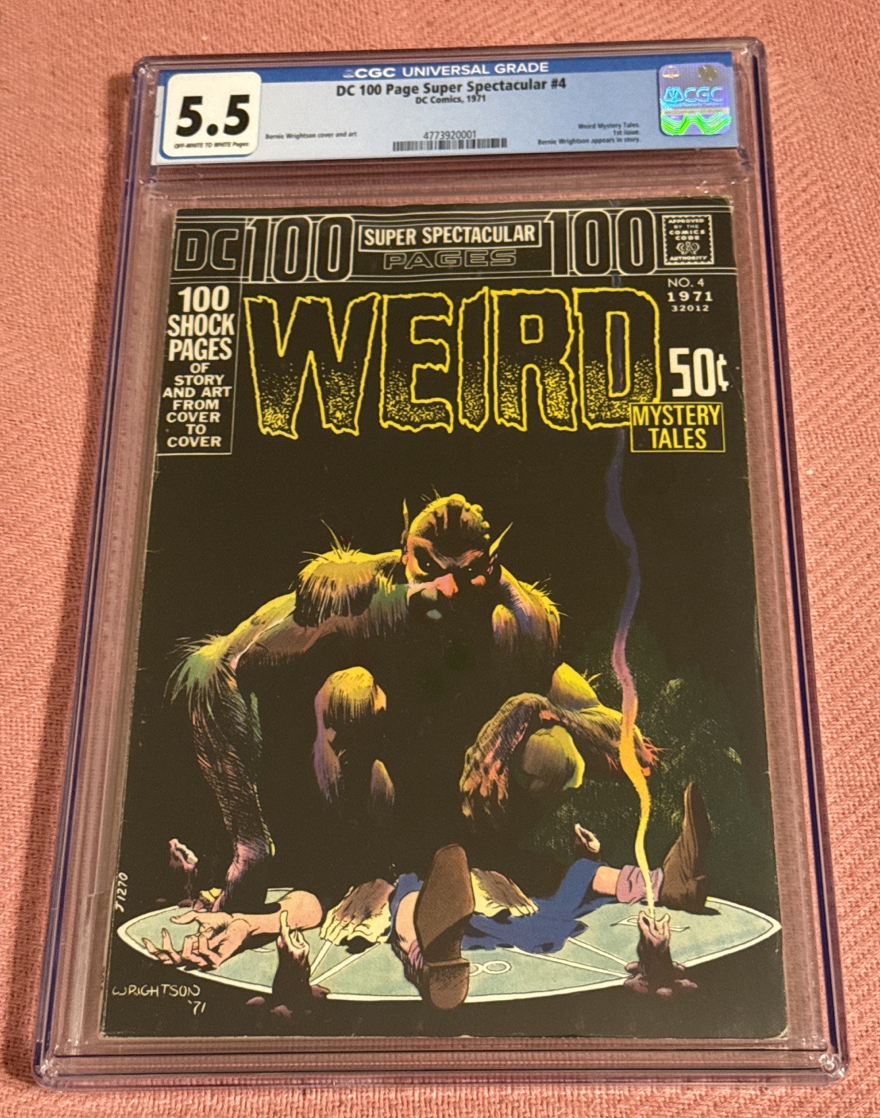 DC 100-Page Super Spectacular #4, CGC 5.5, Bernie Wrightson Cover, DC 1971 DC 100-Page Super Spectacular #4, CGC 5.5, Bernie Wrightson Cover, DC 1971