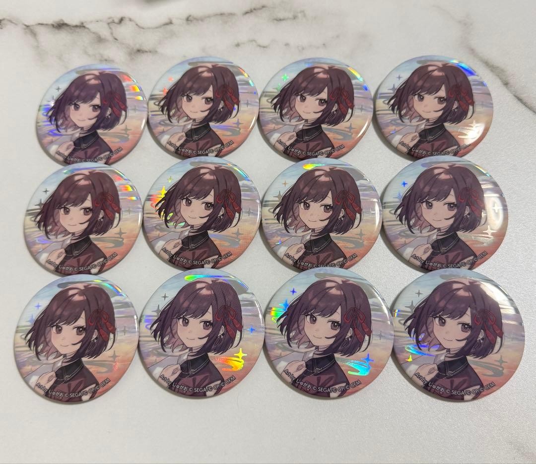 Proseka Sekarai 4th Aurora Can Badge Shinonome 12pc Set Anime Kids Age 14+