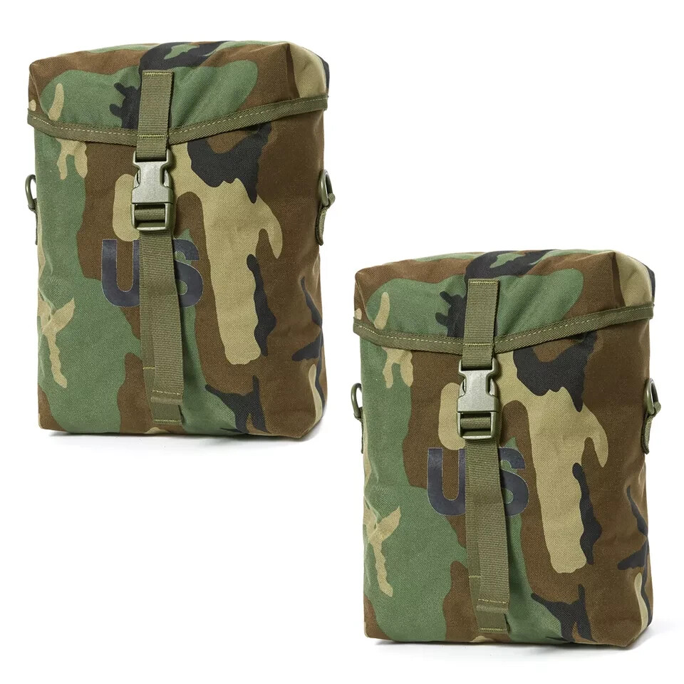MT 2Pcs US Military MOLLE Sustainment Pouch, Army Utility Pouch MT 2Pcs US Military MOLLE Sustainment Pouch, Army Utility Pouch