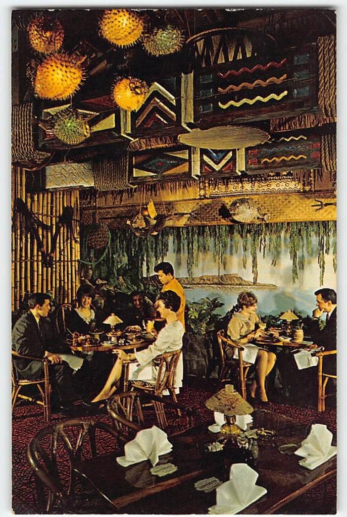 Tiki Bar DON THE BEACHCOMBER St. Paul, MN Hilton 1960s Palm Springs Chicago MCM