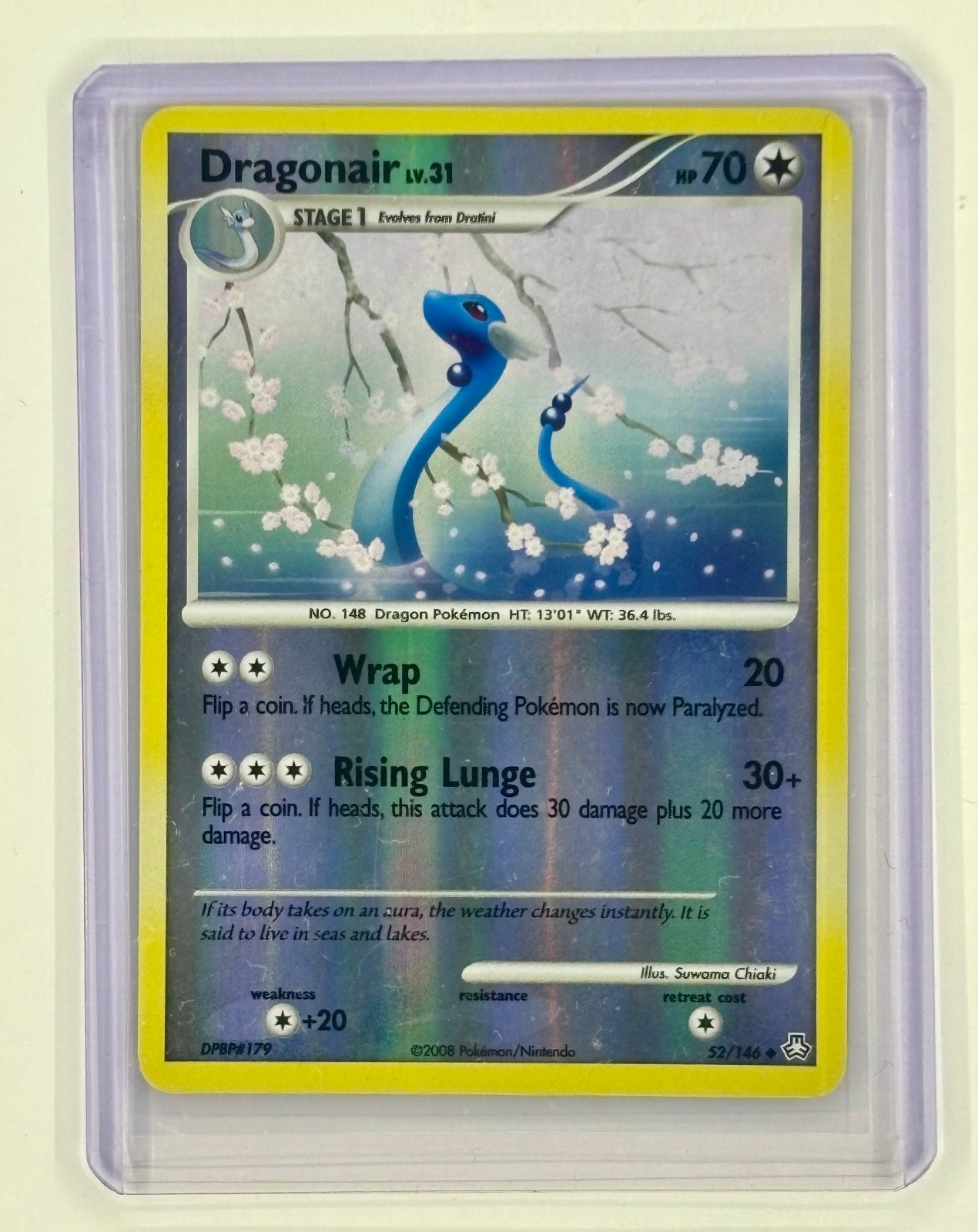 Pokémon TCG - Dragonair 52/146 - Uncommon LP - Legends Awakened Pokémon TCG - Dragonair 52/146 - Uncommon LP - Legends Awakened