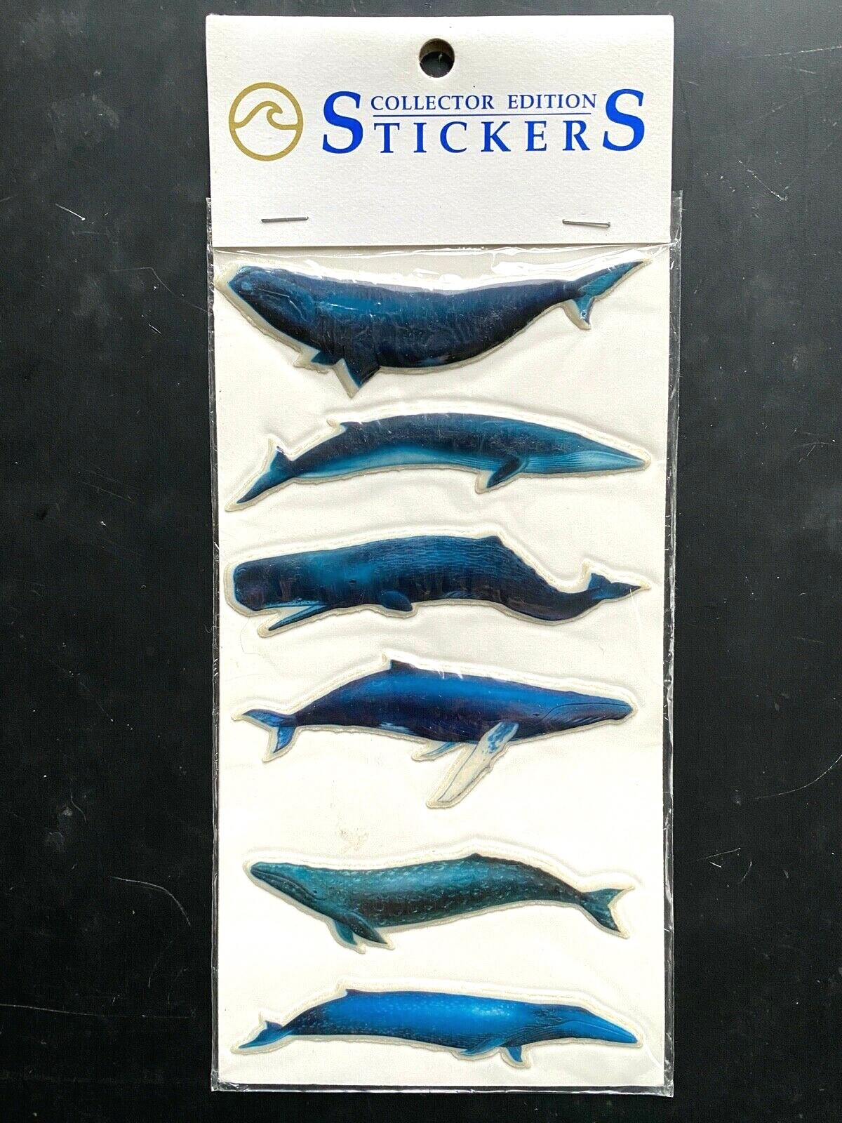 1987 WHALES STICKERS vintage lot of 6 adhesive labels CALIFORNIA PACIFIC DESIGNS 1987 WHALES STICKERS vintage lot of 6 adhesive labels CALIFORNIA PACIFIC DESIGNS