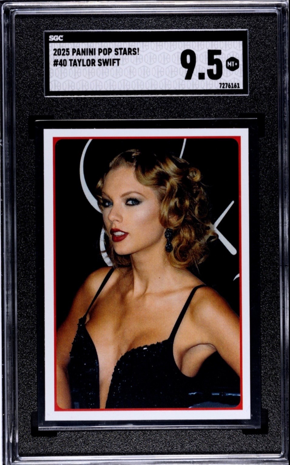 2025 Panini Pop Stars TAYLOR SWIFT #40 SGC 9.5 Pop 1 highest Eras Tour
