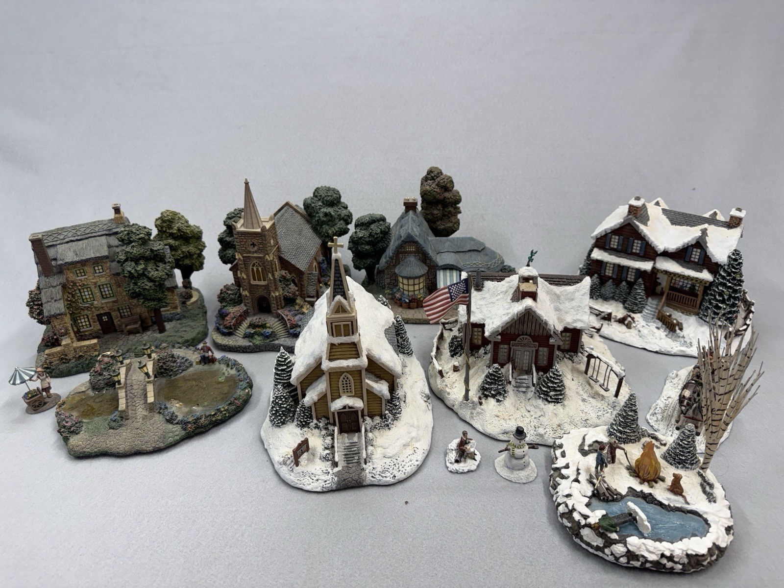 13 Piece Hawthorn Village Nativity Set Thomas Kinkade Terry Redlin 13 Piece Hawthorn Village Nativity Set Thomas Kinkade Terry Redlin