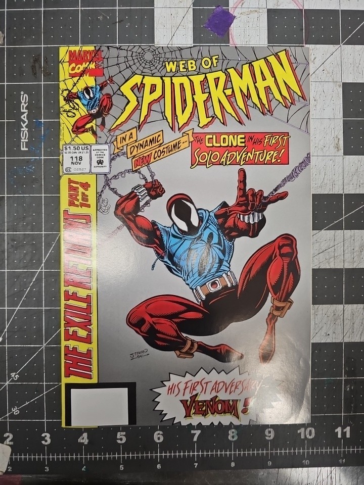 WEB OF SPIDER-MAN #118 1st Scarlet Spider  2001 Toy Biz Edition 