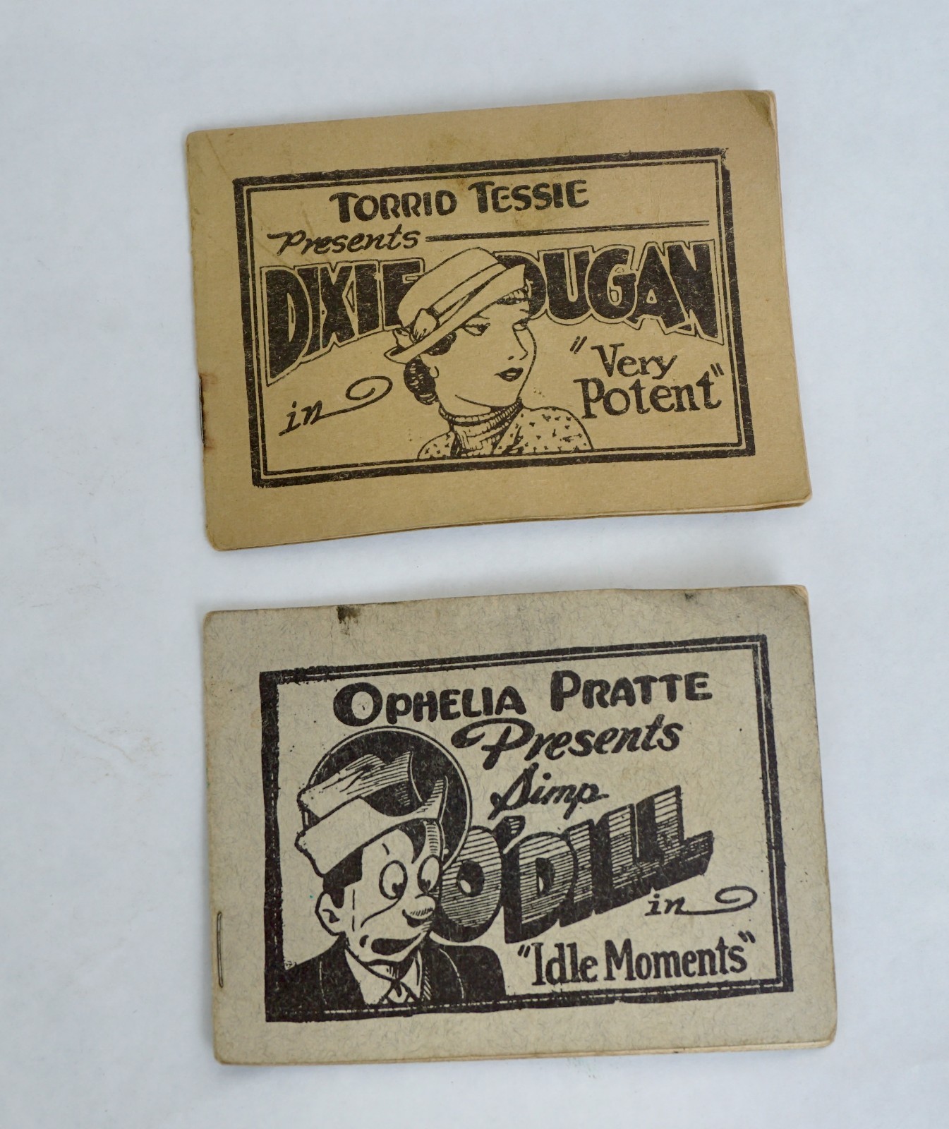 Dixie Dugan, Very Potent & Simp O\'Dill, Idle Moments. Tijuana Bibles, 8 Pager Dixie Dugan, Very Potent & Simp O\'Dill, Idle Moments. Tijuana Bibles, 8 Pager