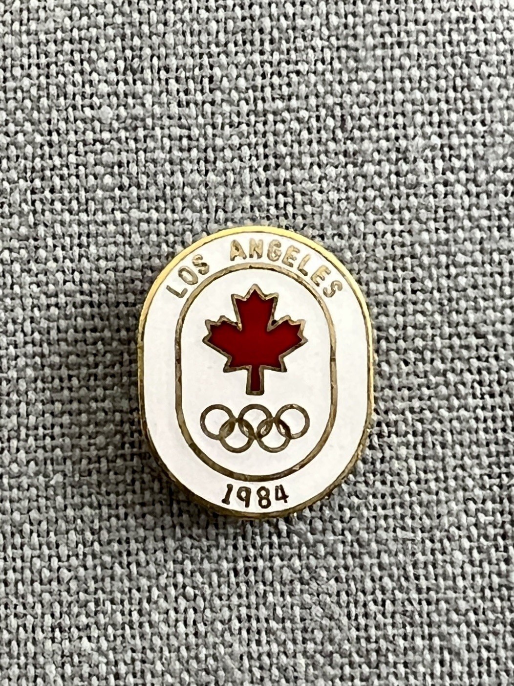 Vintage 1984 Canadian Maple Leaf Los Angeles Olympic 3/4” Lapel Pin Pinback Vintage 1984 Canadian Maple Leaf Los Angeles Olympic 3/4” Lapel Pin Pinback
