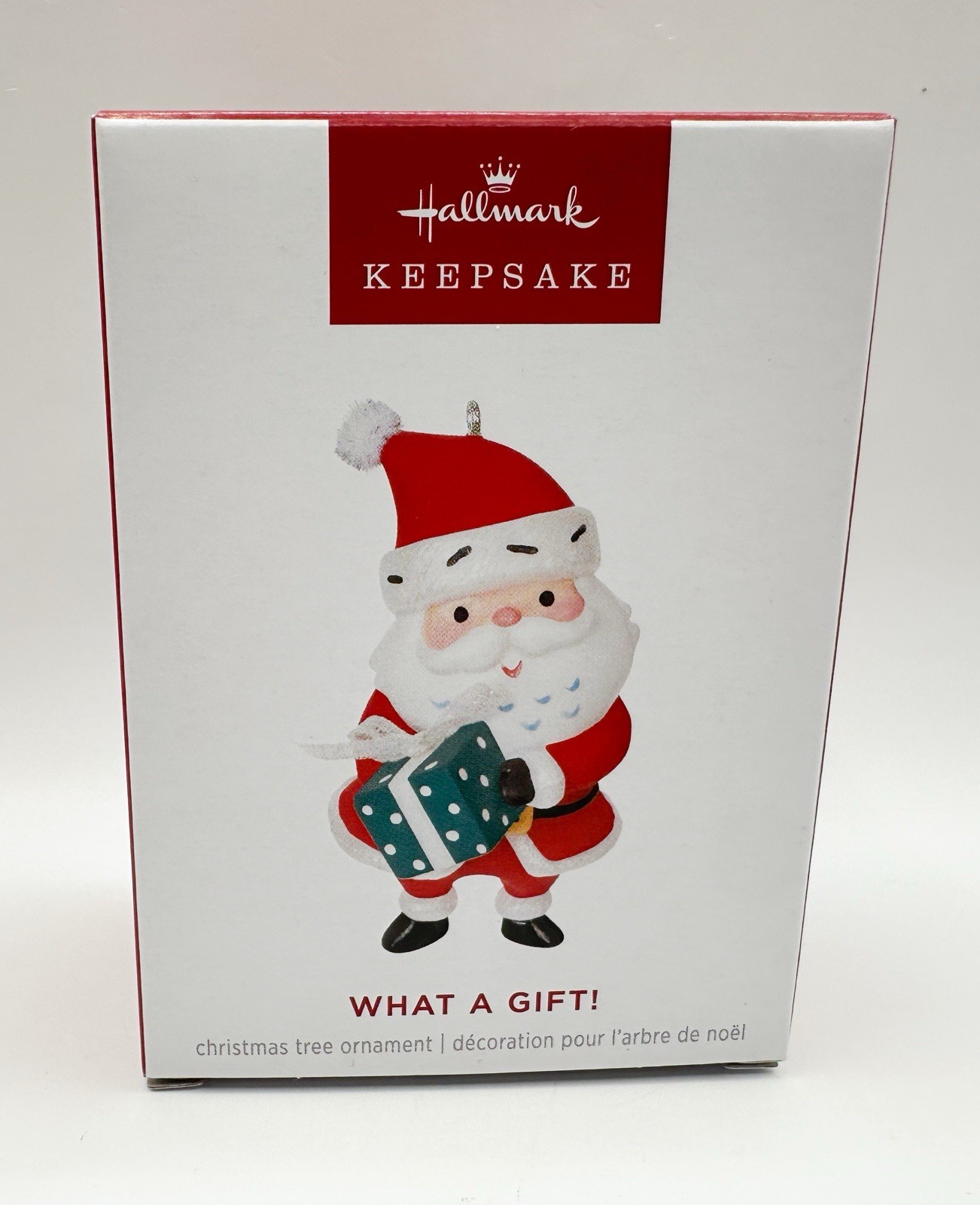 Hallmark Keepsake What A Gift VIP Santa Limited Edition Ornament 2024 NEW Hallmark Keepsake What A Gift VIP Santa Limited Edition Ornament 2024 NEW